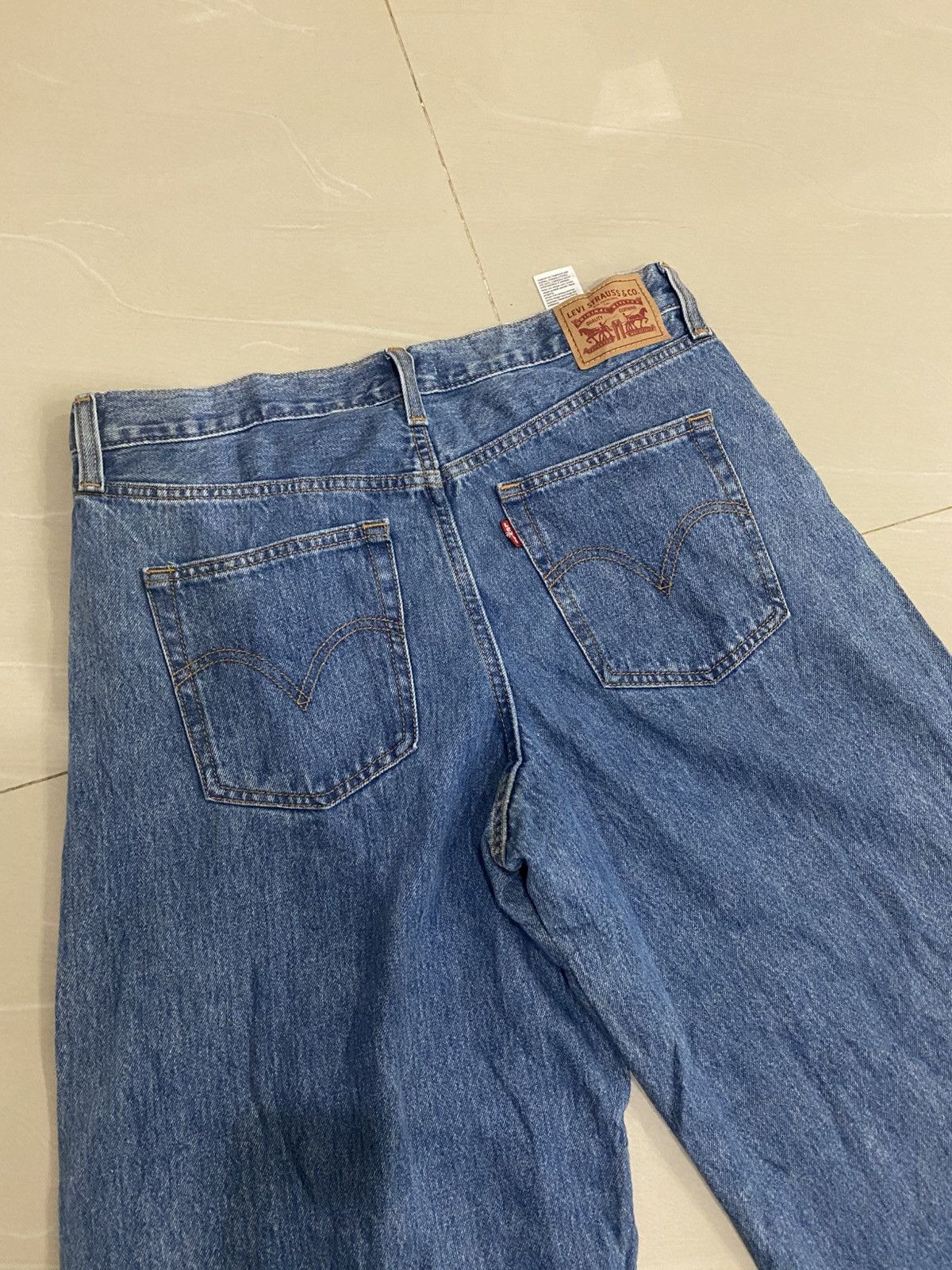 Levi's Vintage Clothing Rare Desig Levis Baggy Danim Size 30" / US 8 / IT 44 - 2 Thumbnail