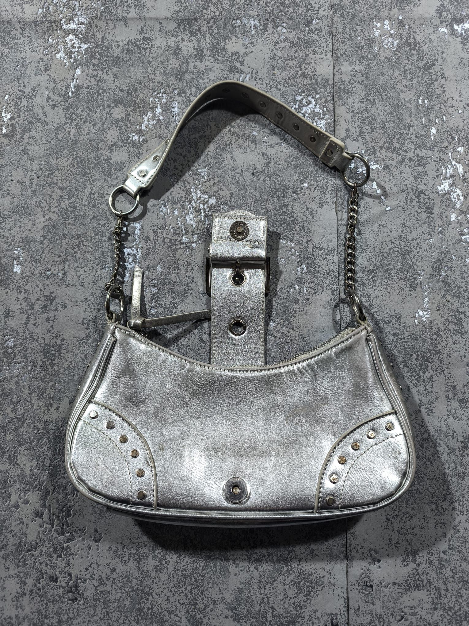 Hysteric Glamour Metallic Silver Y2k Shoulder-Bag Size ONE SIZE - 3 Thumbnail