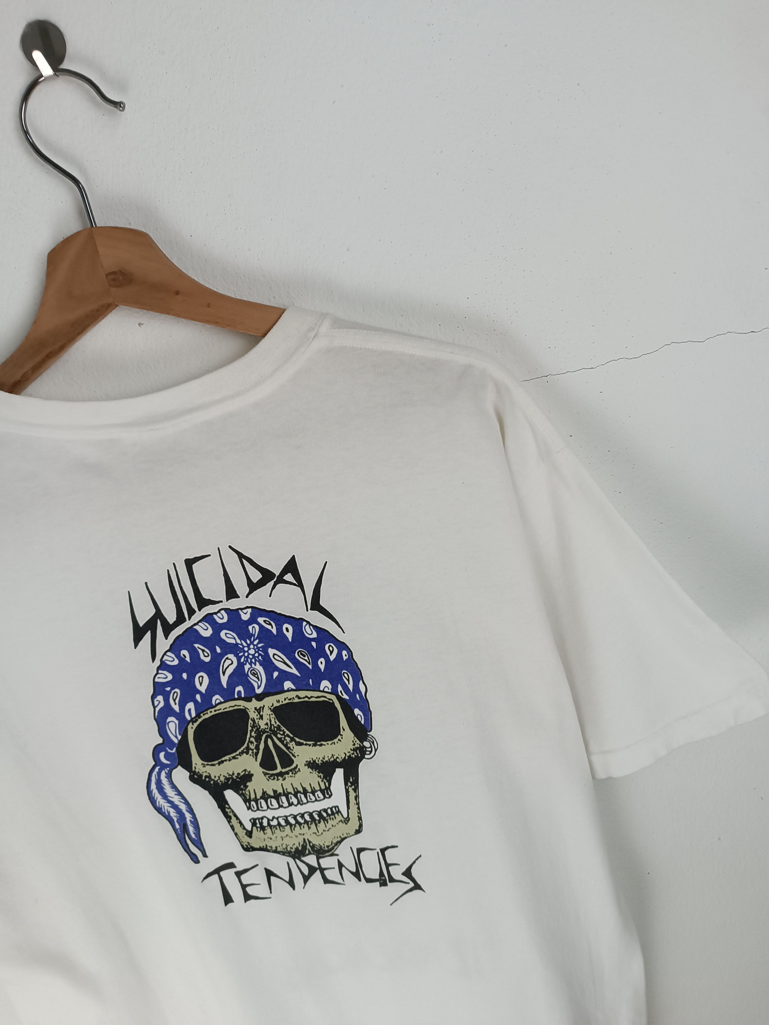 Band Tees VINTAGE 2000s SUICIDAL TENDENCIES THRASH SKULL LOGO TEE Size US M / EU 48-50 / 2 - 13 Thumbnail