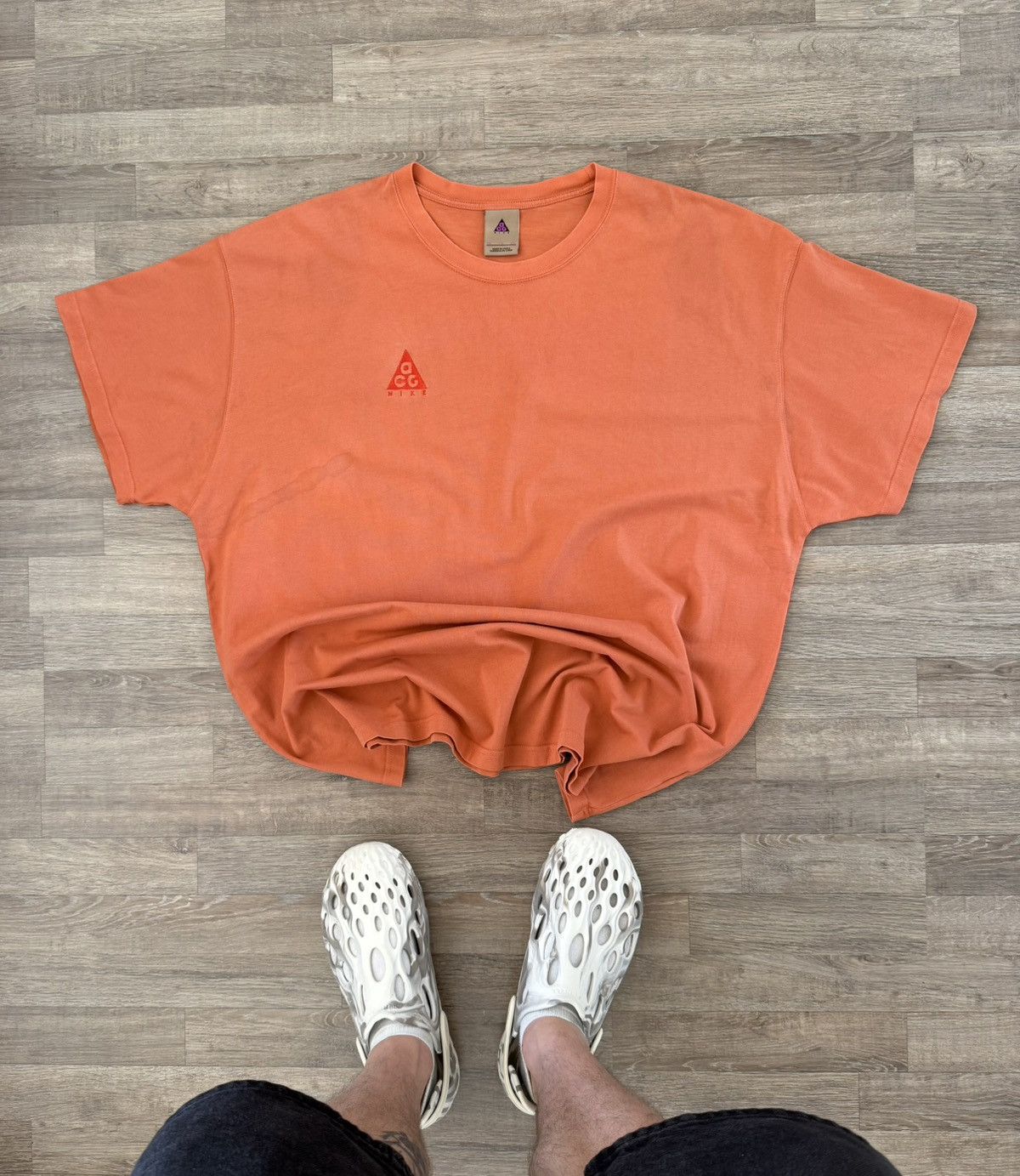 Nike ACG Nike ACG T-shirt Y2K Drill Gorpcore Hype Obersize Shirt Size US XXL / EU 58 / 5 - 13 Thumbnail