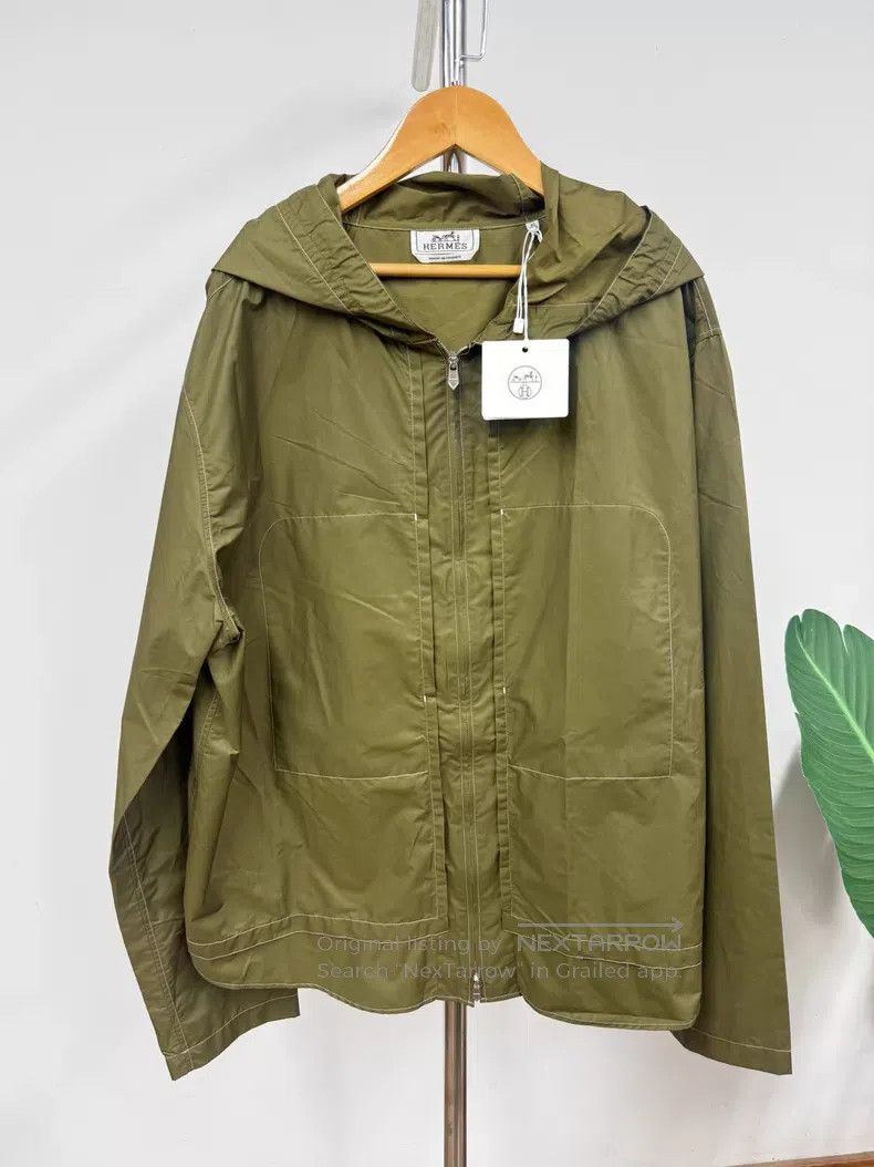 Hermes Hermes Men's Hooded Jacket Size US XXS / EU 40 - 1 Thumbnail