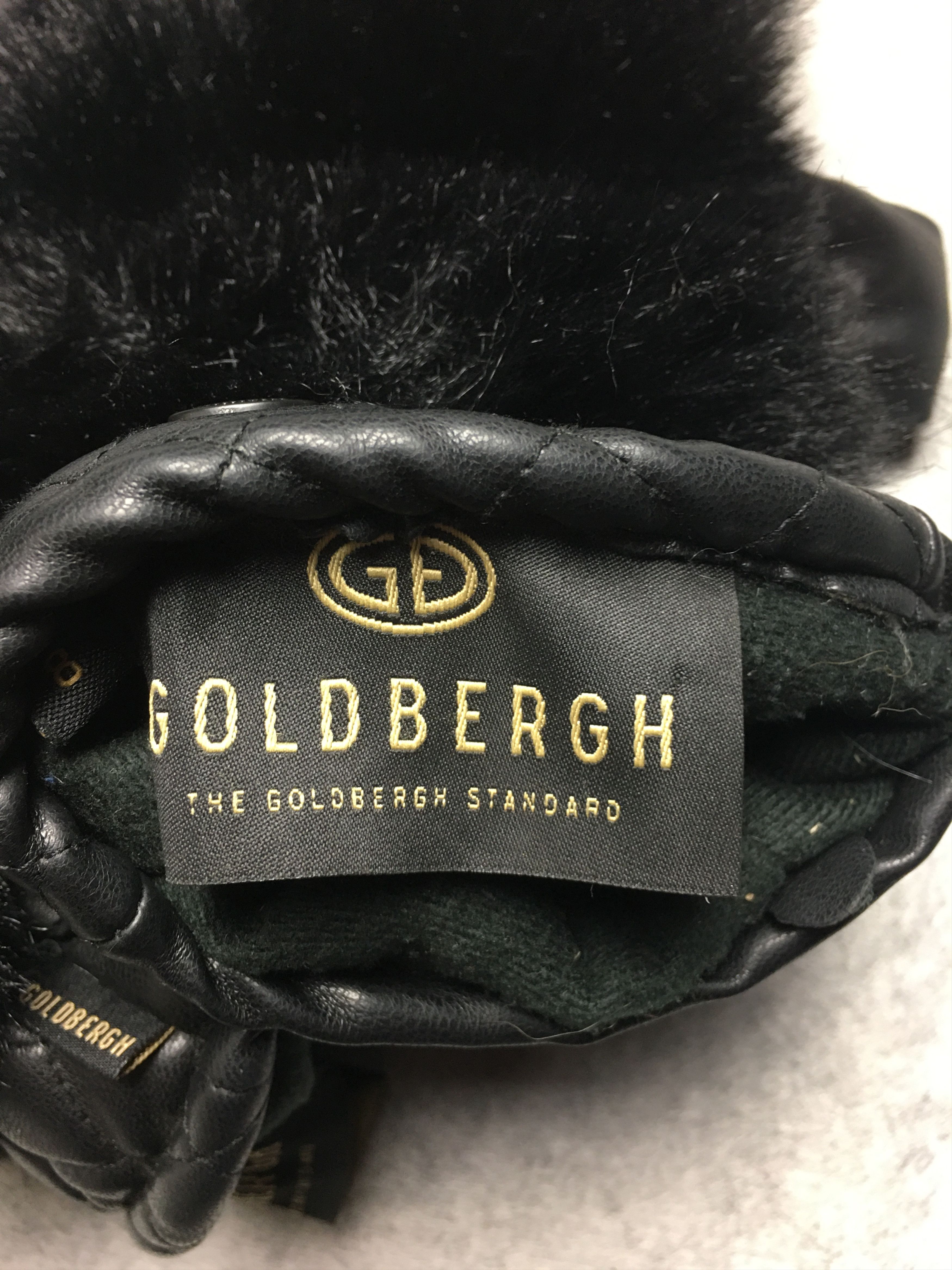 Goldbergh GOLDBERGH Hill Faux Fur Mittens Black Size 8 Size ONE SIZE - 8 Thumbnail