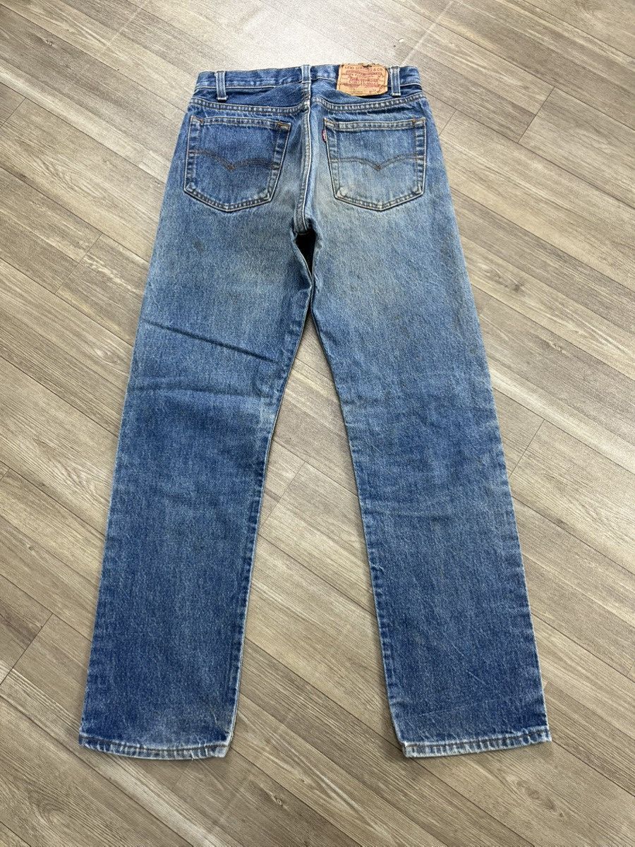 Levi's Vintage Clothing 🇺🇸1970s Vintage Levis 501 LVC 29x32 Distressed Blue Jeans Size US 29 - 22 Thumbnail