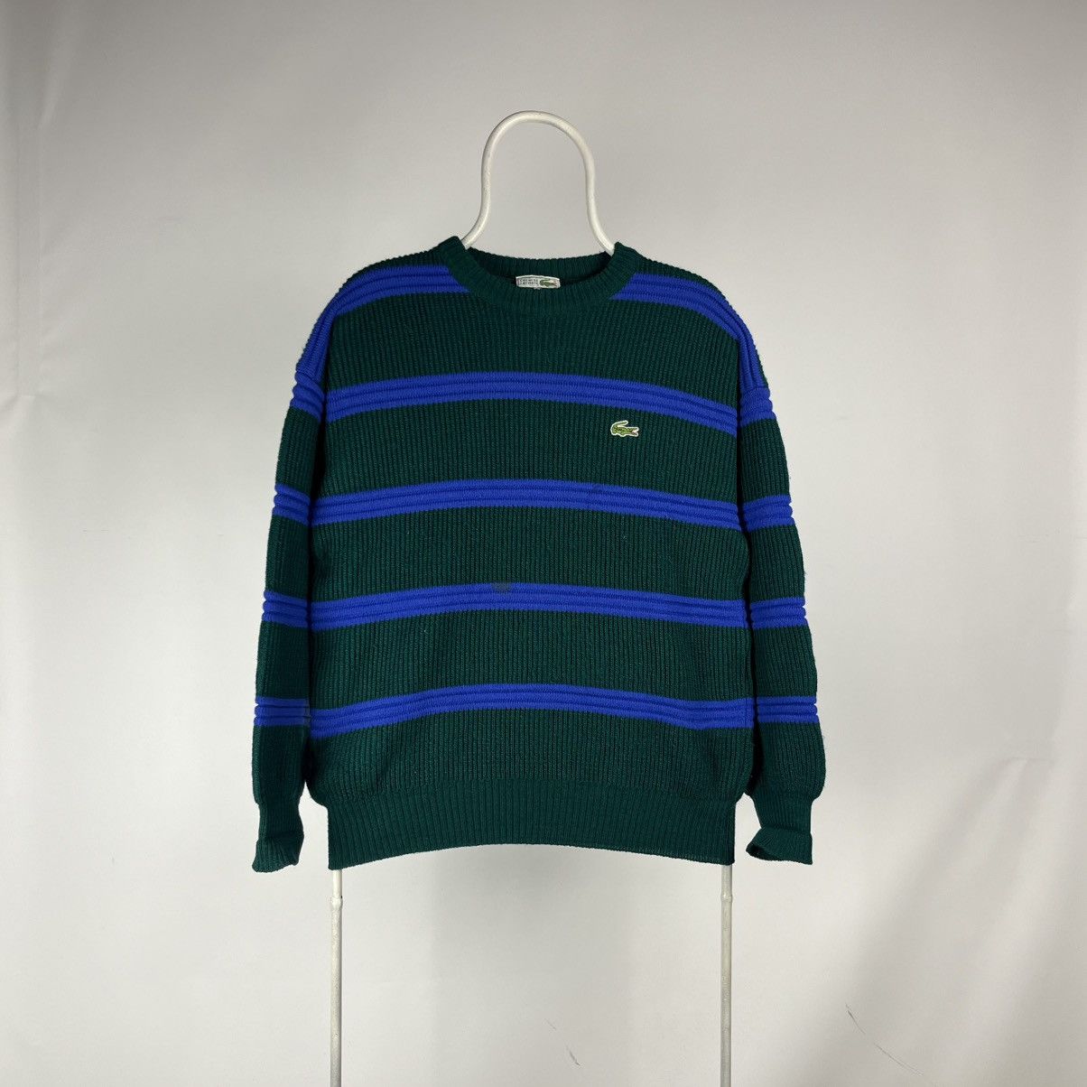 Lacoste Lacoste sweater Wool Jumper striped lsize Large Size US L / EU 52-54 / 3 - 1 Thumbnail