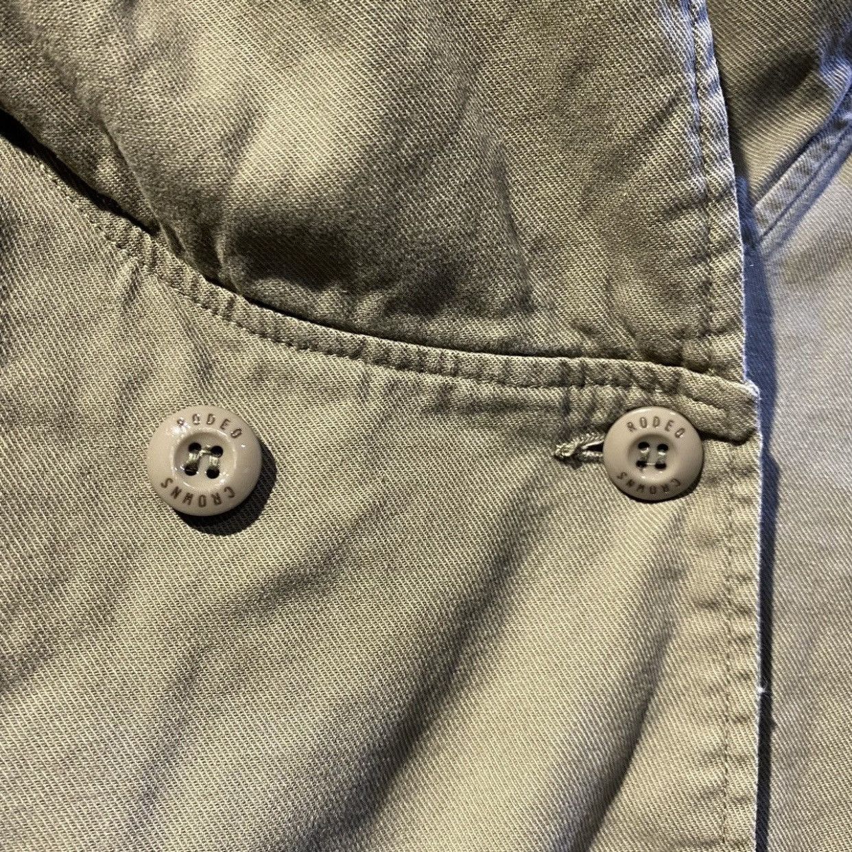 Japanese Brand × Vintage Vintage Rodeo Crowns “Rockers Skull” Military Jacket Size US M / EU 48-50 / 2 - 10 Thumbnail