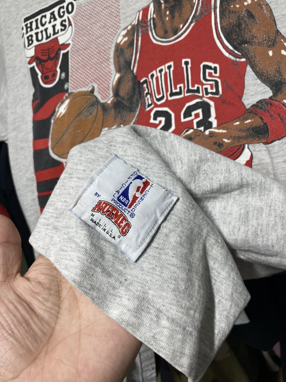 Jordan Brand 90’s Vintage Michael Jordan Bulls Tee Shirt Large Size US L / EU 52-54 / 3 - 3 Thumbnail