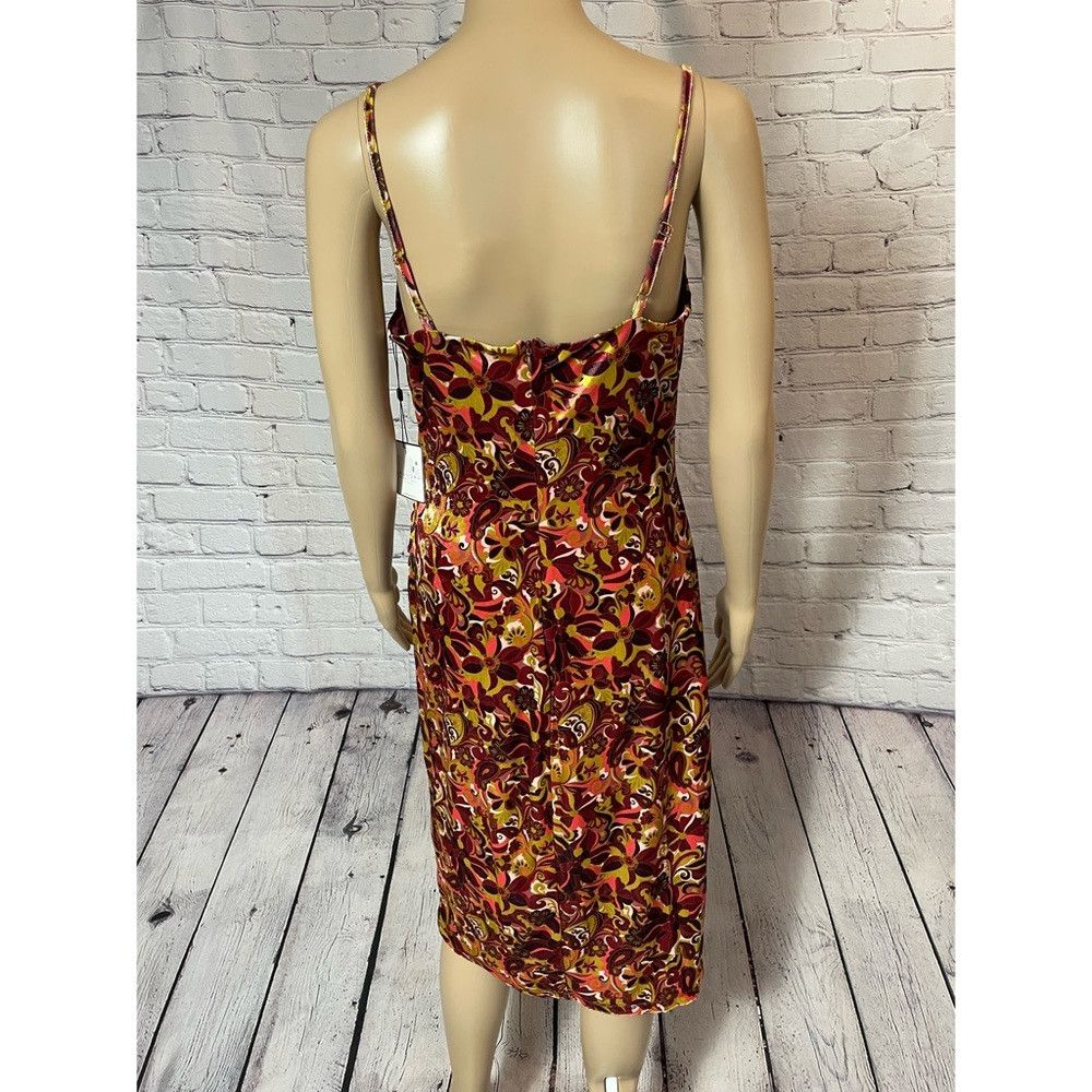 Laundry by Shelli Segal NWT New $138 Laundry By Shelli Segal Cowl-Neck Slip Dress S Size L / US 10 / IT 46 - 4 Thumbnail