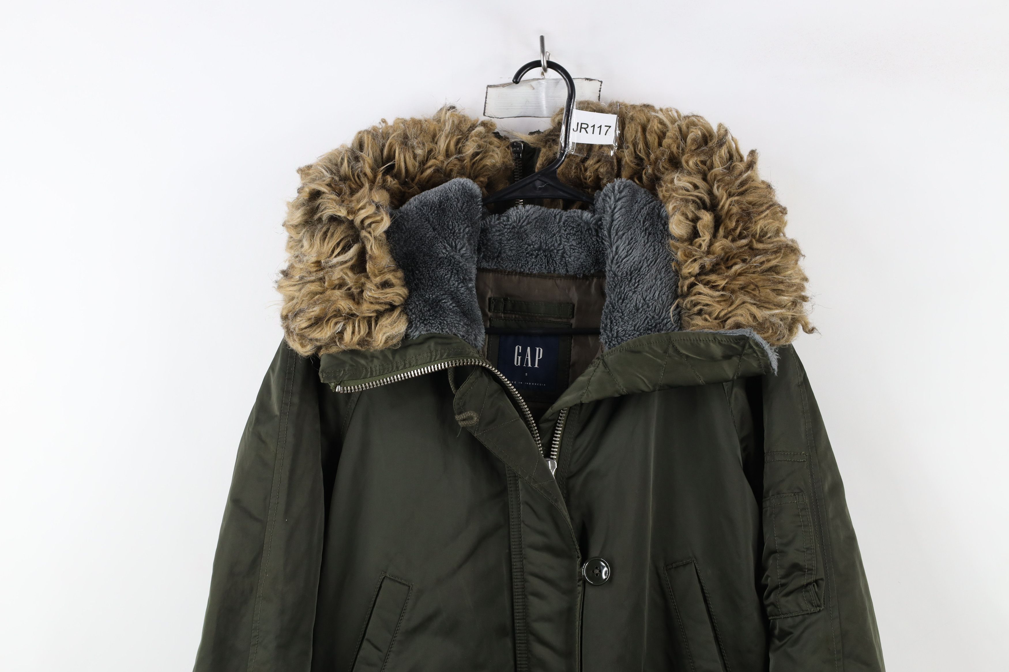 Gap × Vintage Vintage Y2K Gap Trim Military Style N3B Snorkel Parka Jacket Size US S / EU 44-46 / 1 - 2 Thumbnail
