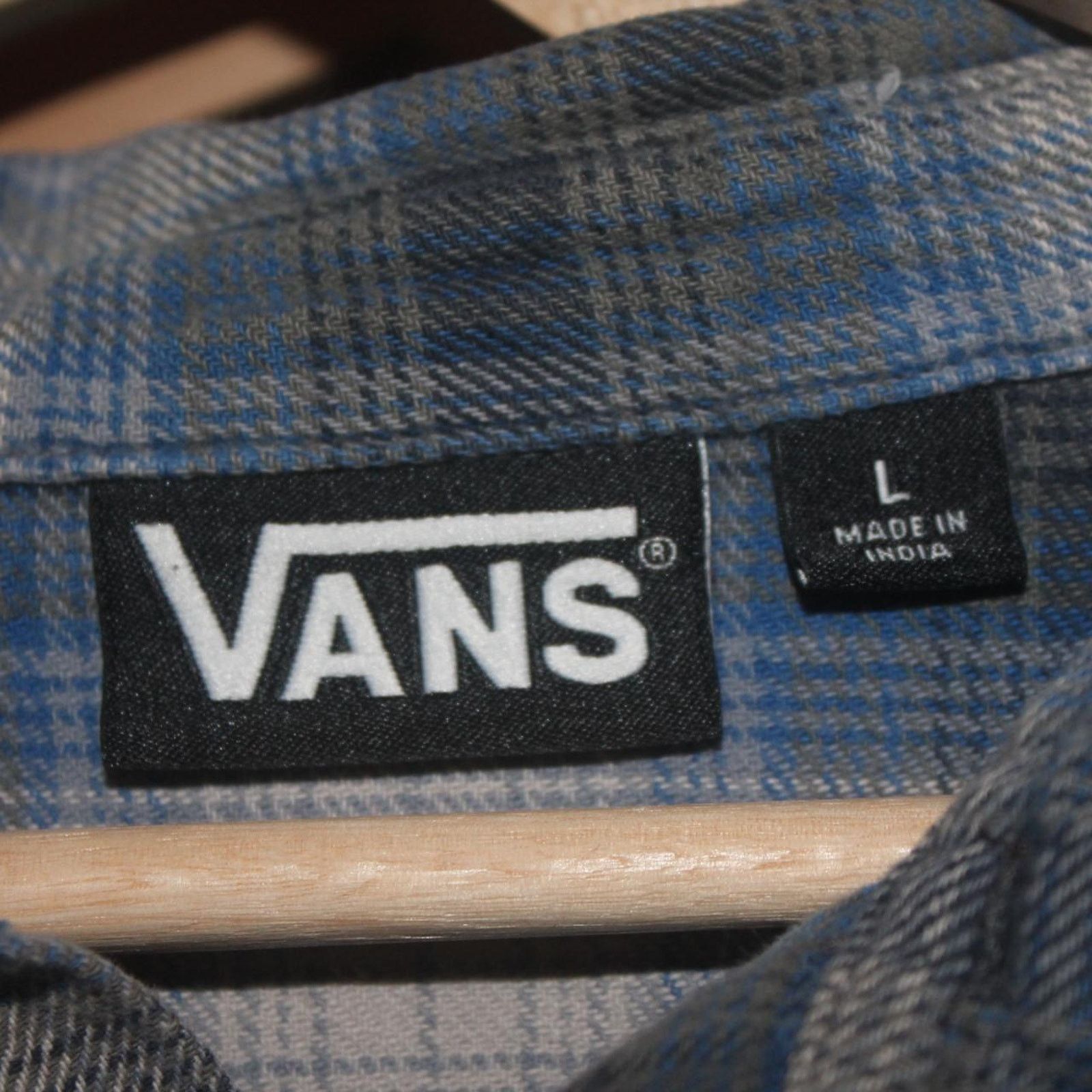 Vans Vans blue flannel - Unisex/Men's L - Excellent condition Size US L / EU 52-54 / 3 - 3 Thumbnail