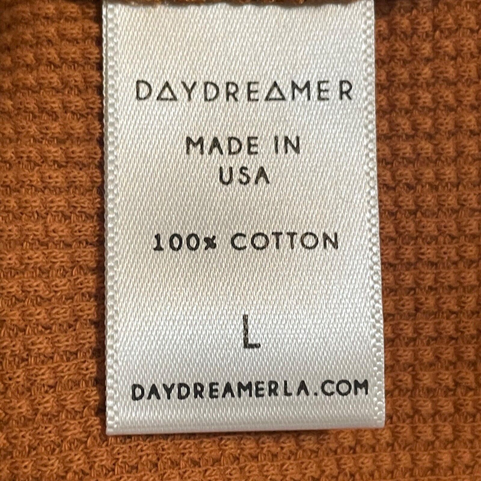 Daydreamer Daydreamer Thermal Crop Womens Large NWT Mock Orange Size L / US 10 / IT 46 - 10 Thumbnail