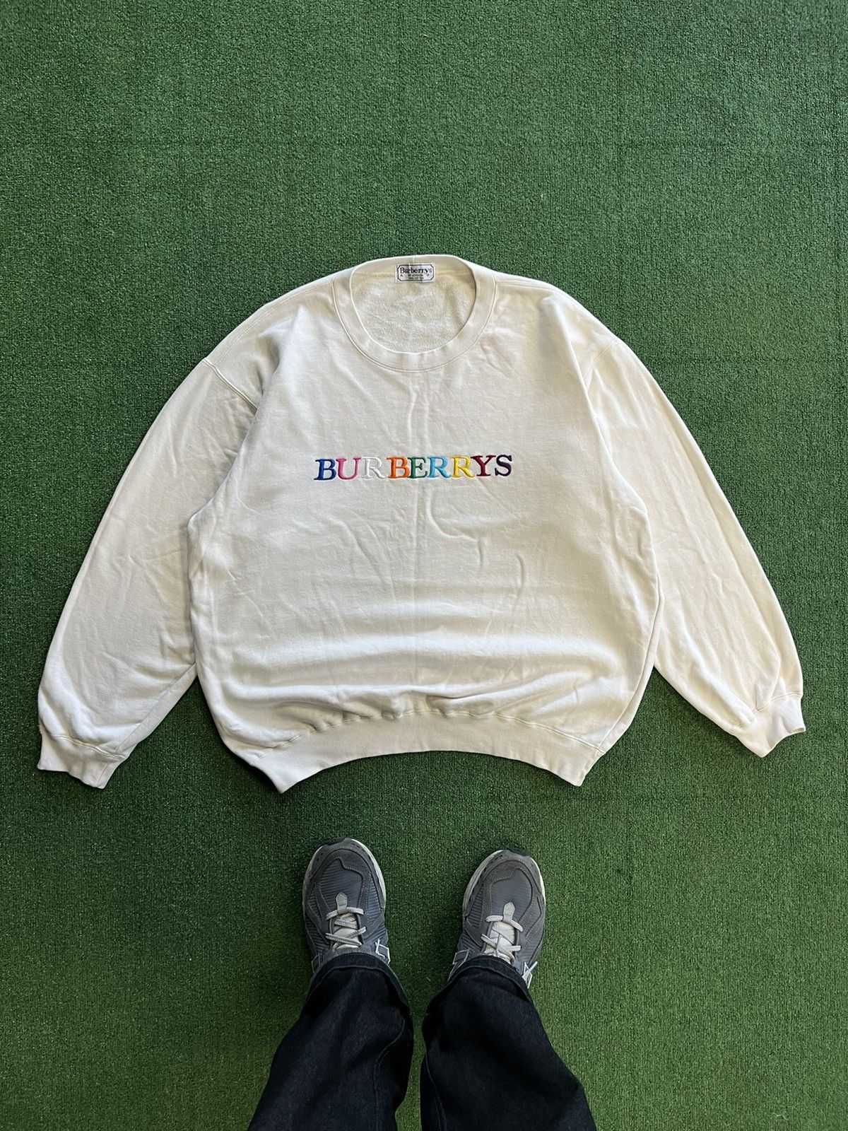 Burberry Rainbow Sweatshirt Grailed