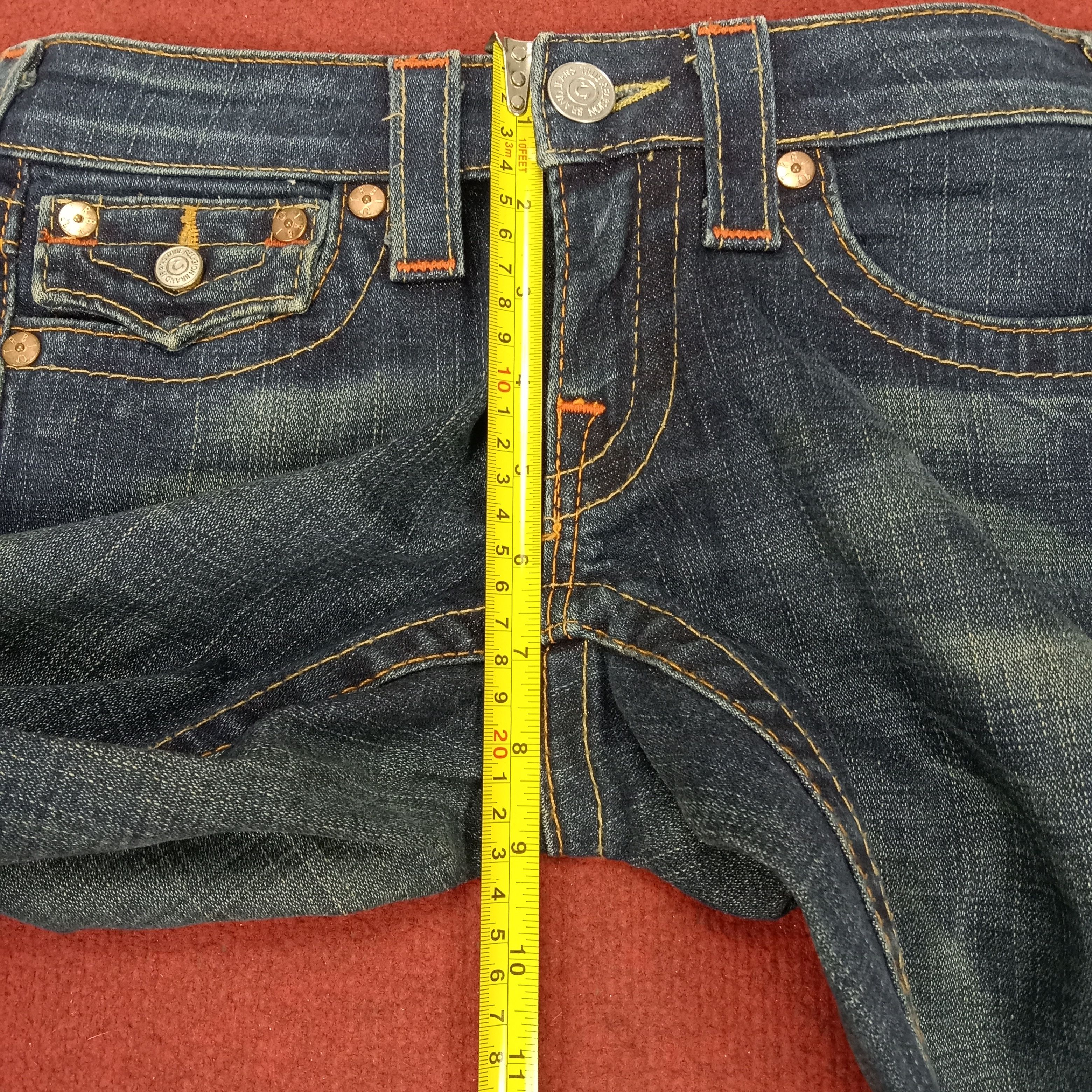Vintage True Religion Fashion Style Streetwear Bootcut Jeans Size 27" / US 4 / IT 40 - 8 Thumbnail