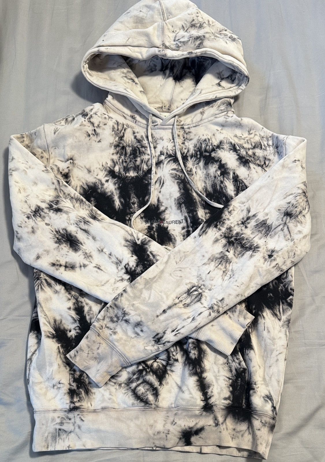Saint Laurent Paris SAINT LAURENT Tie Dye Hoodie Size XS / US 0-2 / IT 36-38 - 7 Thumbnail