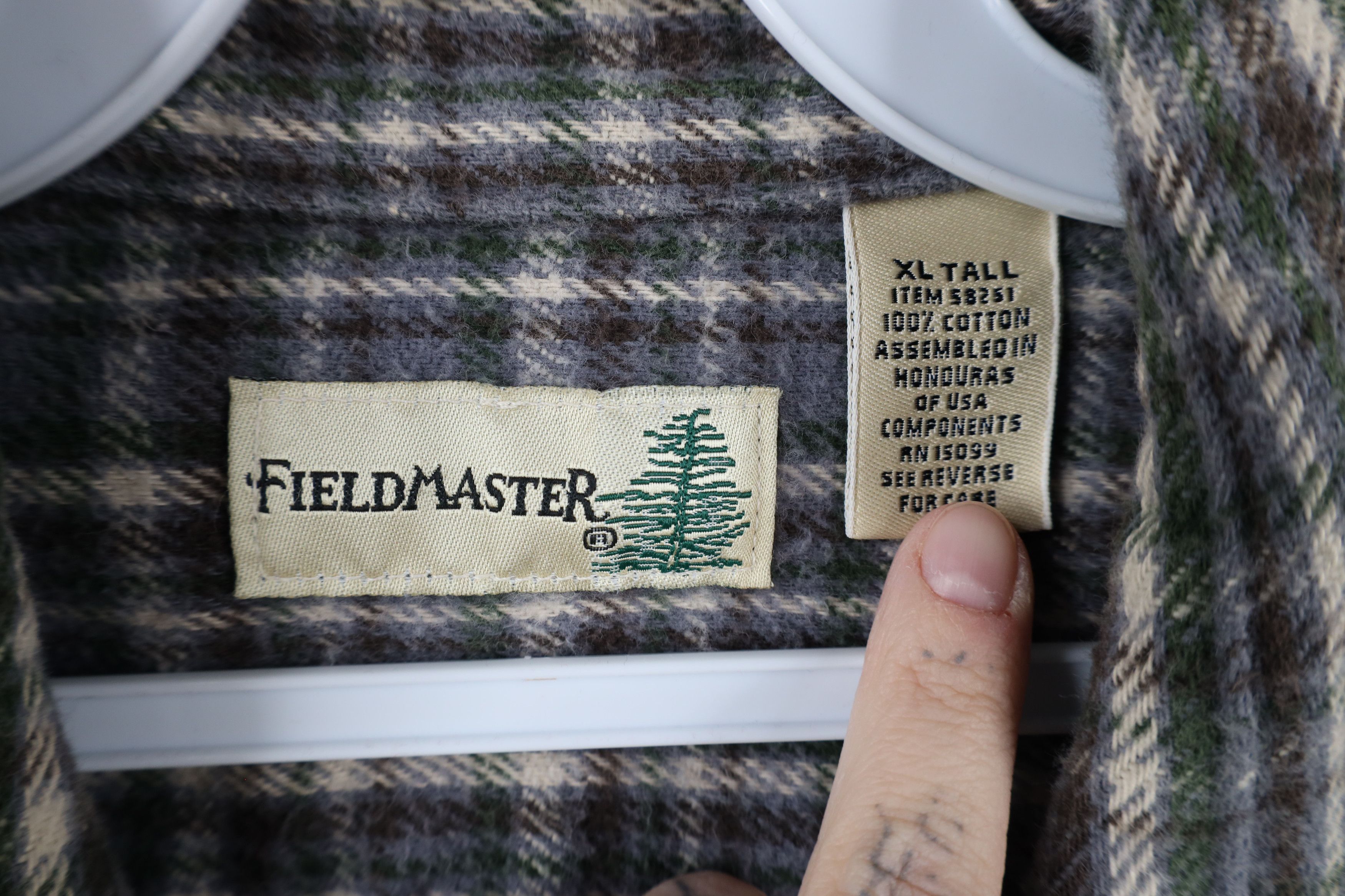 Vintage Vintage 90s Streetwear Heavyweight Button Shirt Plaid Size US XL / EU 56 / 4 - 6 Thumbnail