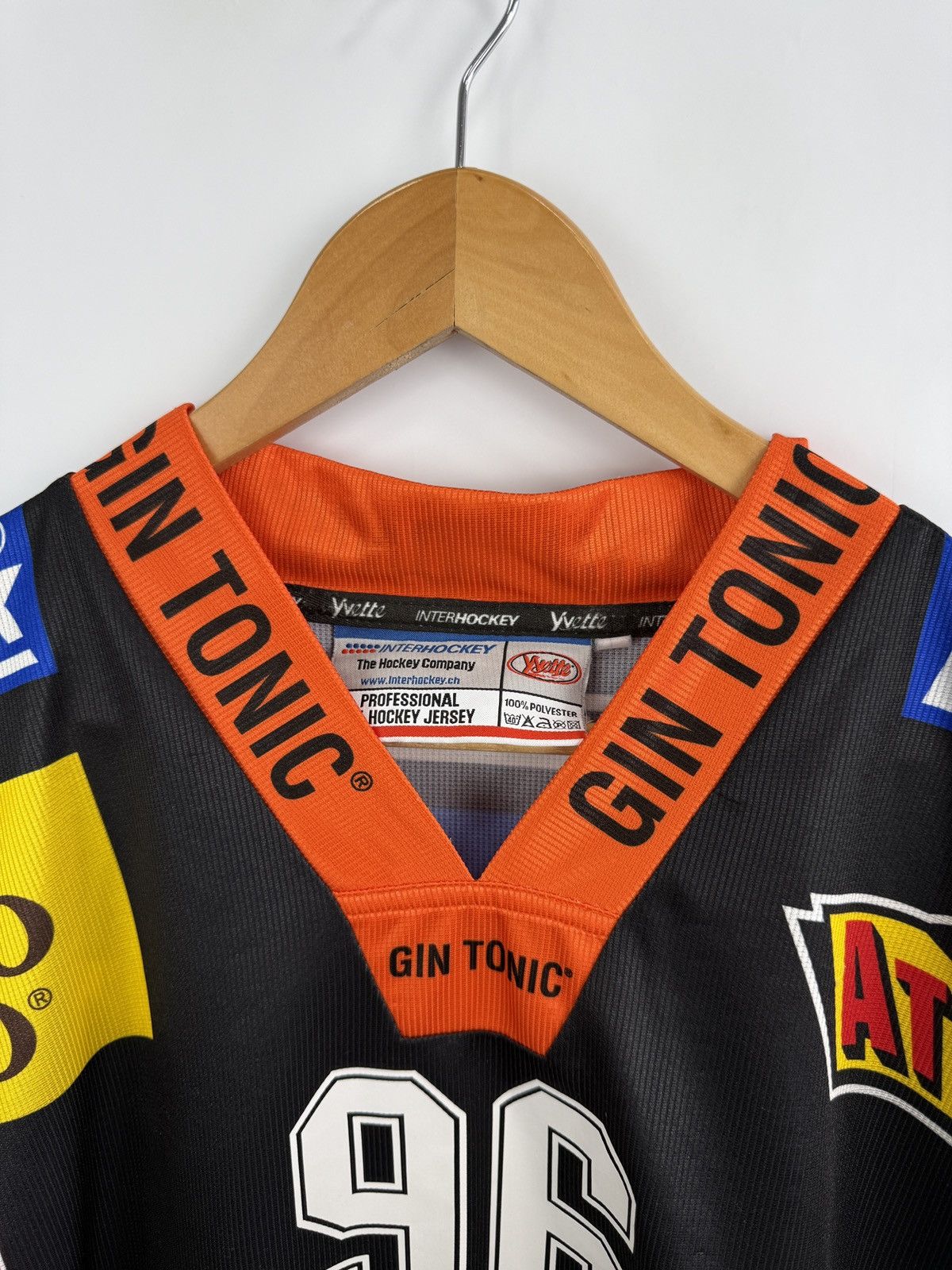NHL 🇨🇭 2009 SC Bern #96 DUBE Switzerland Hockey Jersey Peugeot Size US L / EU 52-54 / 3 - 8 Thumbnail