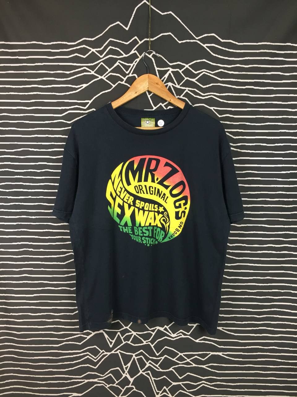 Sex Skateboards × Vintage Vtg Sex Wax Mr.Zog's Never Spoils Surfboards Skate Tee Size US XL / EU 56 / 4 - 1 Thumbnail