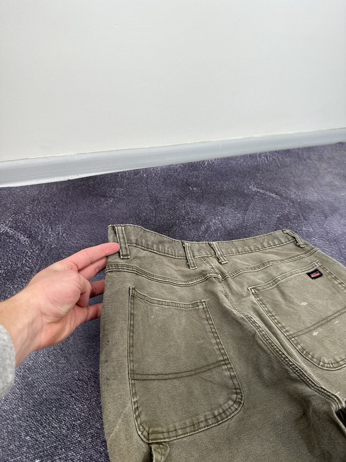 Dickies Vintage Dickies Carpenter USA Baggy Opium Faded Work Pants Size US 36 / EU 52 - 7 Thumbnail