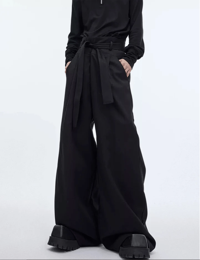 Japanese Brand Argue Culture "Heavyweight Wide Leg Cut Pants" Size US 34 / EU 50 - 6 Thumbnail