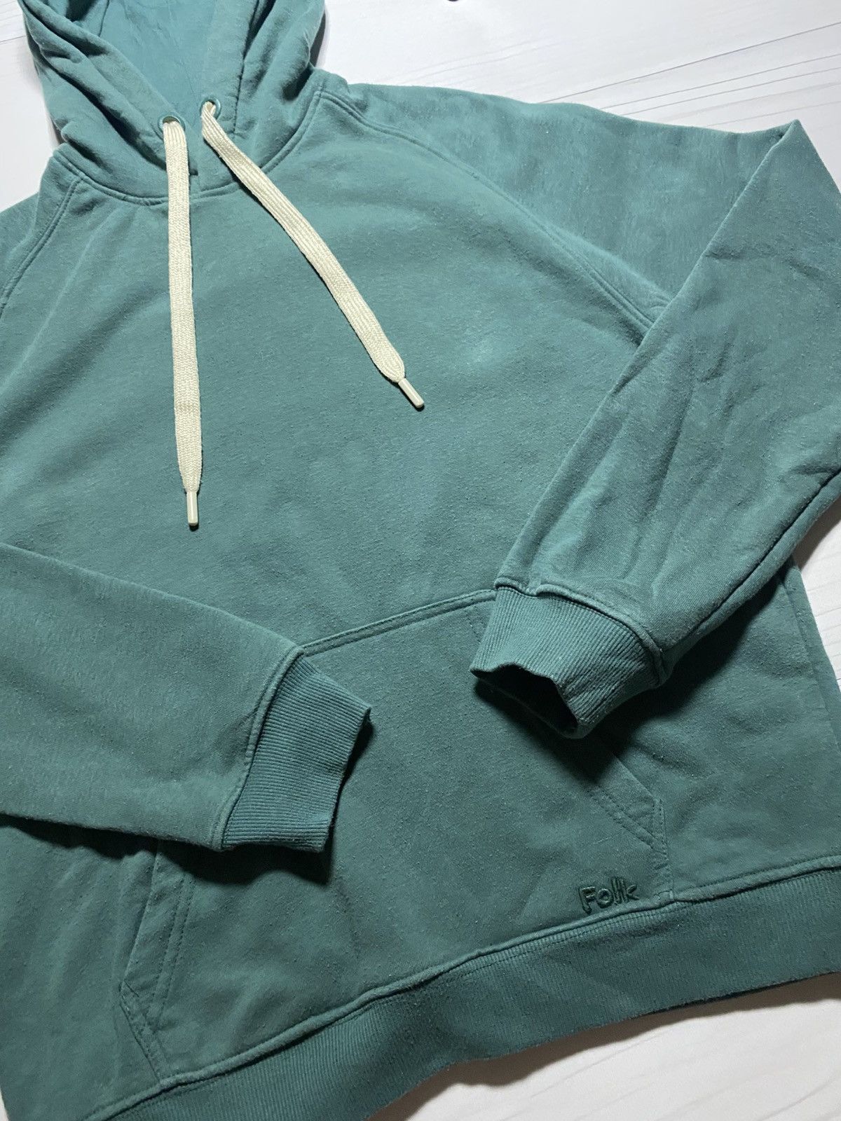 Folk × Vintage Vintage Folk Embroidered logo design box fit y2k hoodie Size US M / EU 48-50 / 2 - 11 Thumbnail