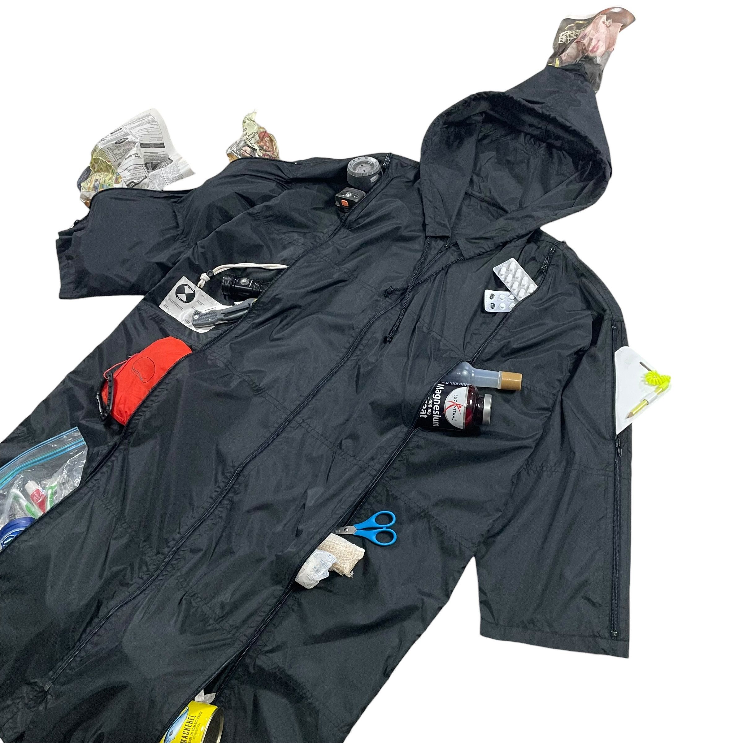 Final Home Vintage Final Home S/S 1995 Hooded Survival Jacket Size US M / EU 48-50 / 2 - 4 Thumbnail