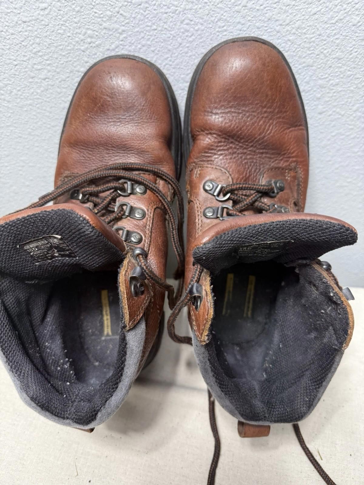 GBX GBX Men's 6" Soft-Toe Work Boots 42701 Brown Leather Sz 10D Size US 10 / EU 43 - 9 Thumbnail
