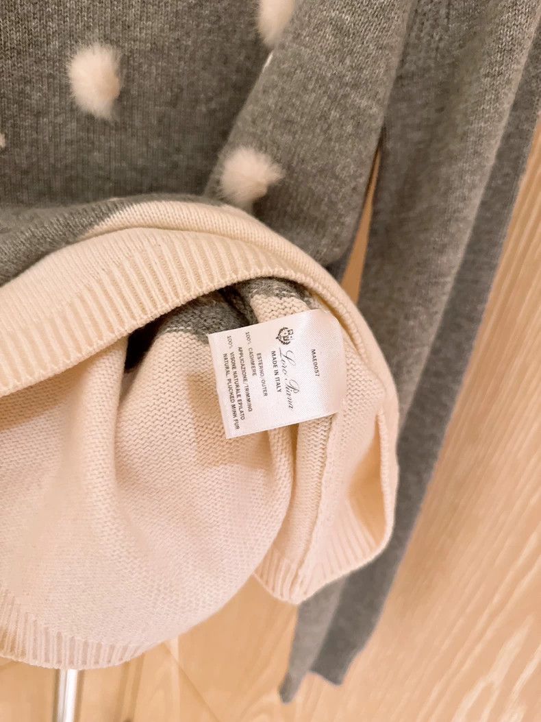 Loro Piana LORO PIANA Snowflake cashmere sweater Size L / US 10 / IT 46 - 9 Thumbnail