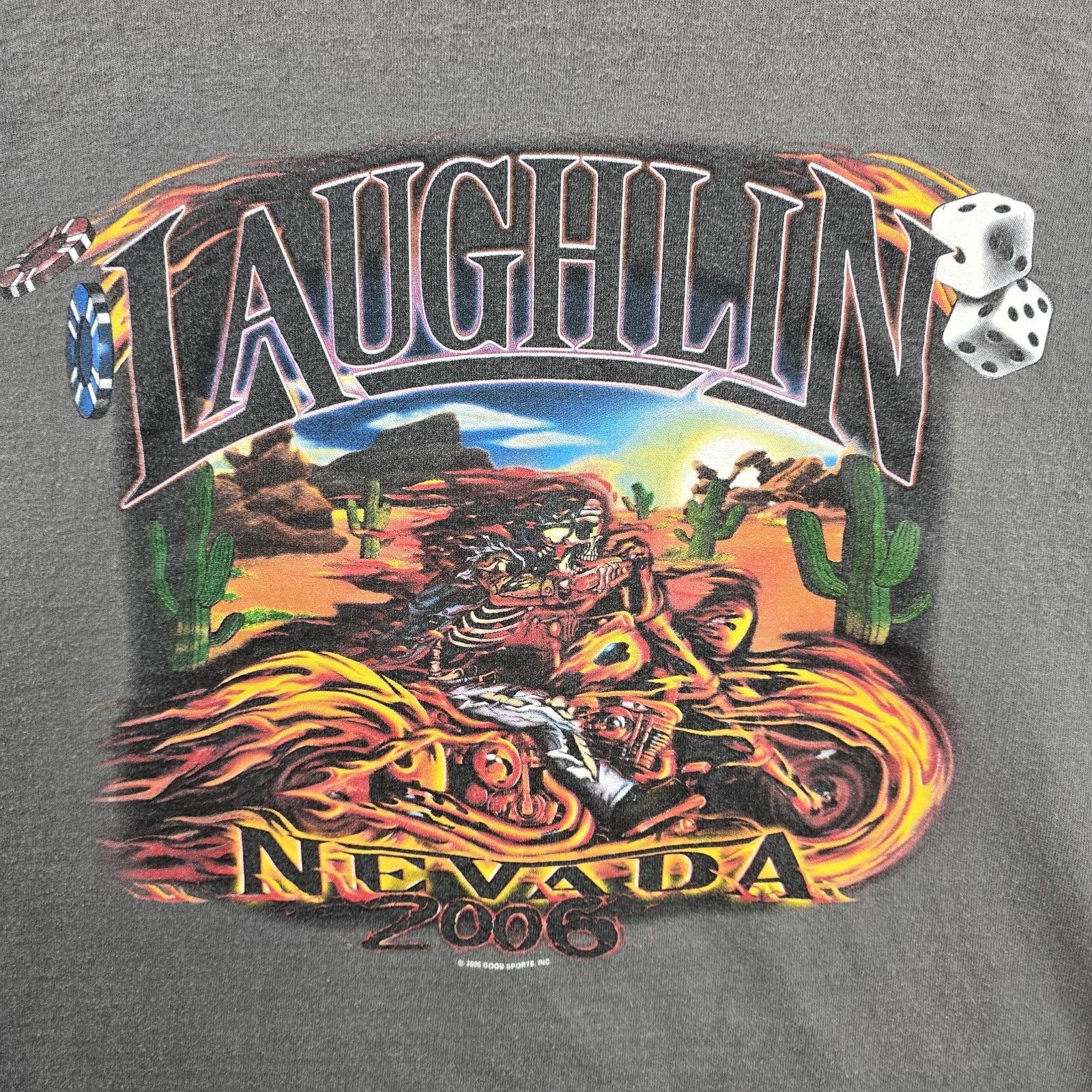 Delta Vintage Laughlin River Run Shirt Large Harley Davidson 2006 Size US L / EU 52-54 / 3 - 3 Thumbnail