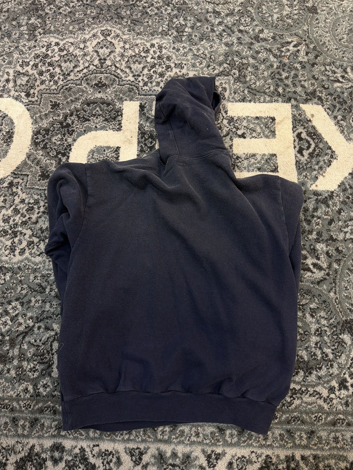 Kapital Kapital Logo Hooded Sweatshirt Navy Size US XL / EU 56 / 4 - 2 Thumbnail