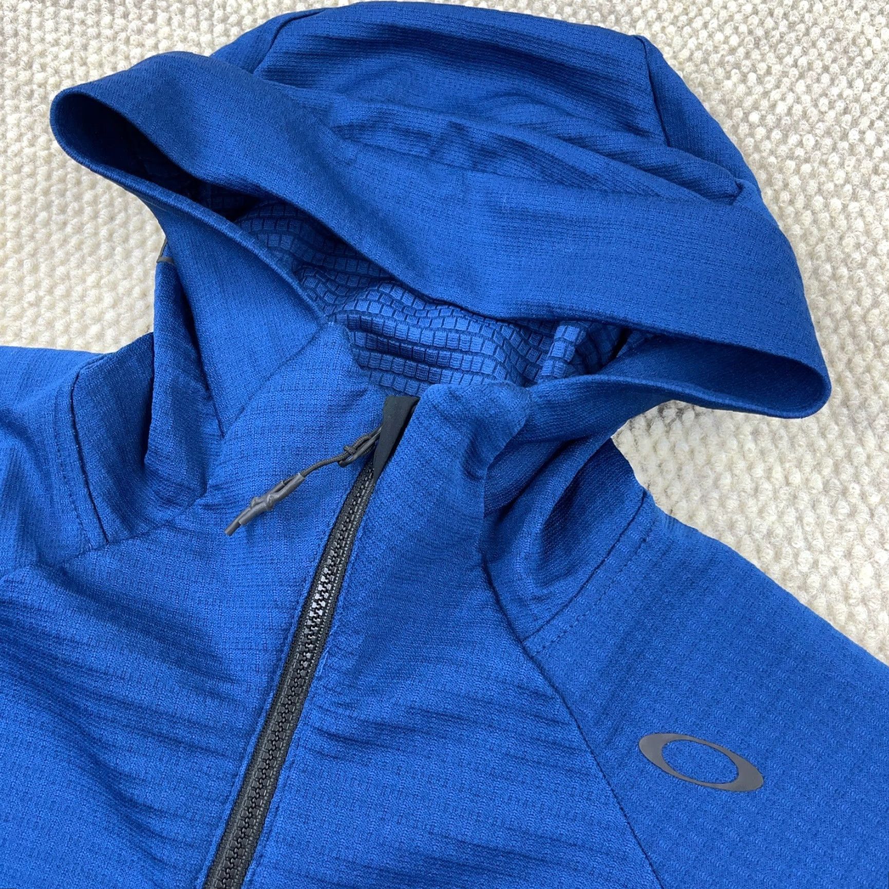 Oakley Oakley Hoodie Men Small Royal Blue Full Zip Track Jacket Performance Fit Size US S / EU 44-46 / 1 - 5 Thumbnail