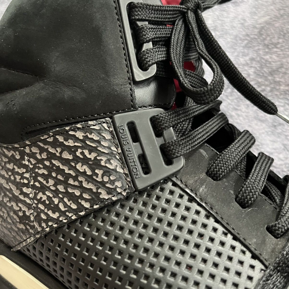 Louis Vuitton Louis Vuitton LV Trainer Hi-Top Sneakers Leather Size 10.5US Size US 10.5 / EU 43-44 - 4 Thumbnail