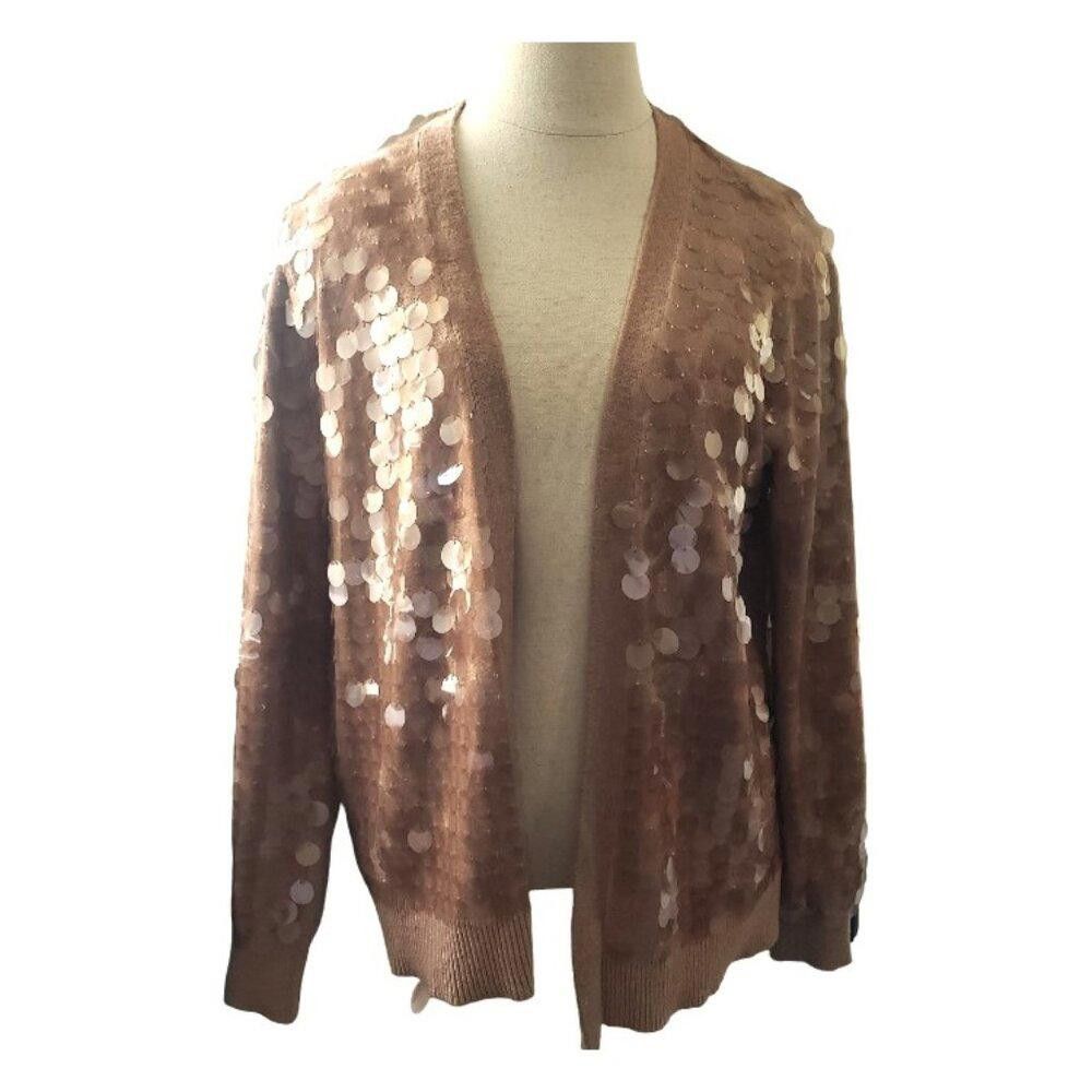 Chicos CT1633 Chico's Sequin Cardigan Sweater M Size M / US 6-8 / IT 42-44 - 3 Thumbnail