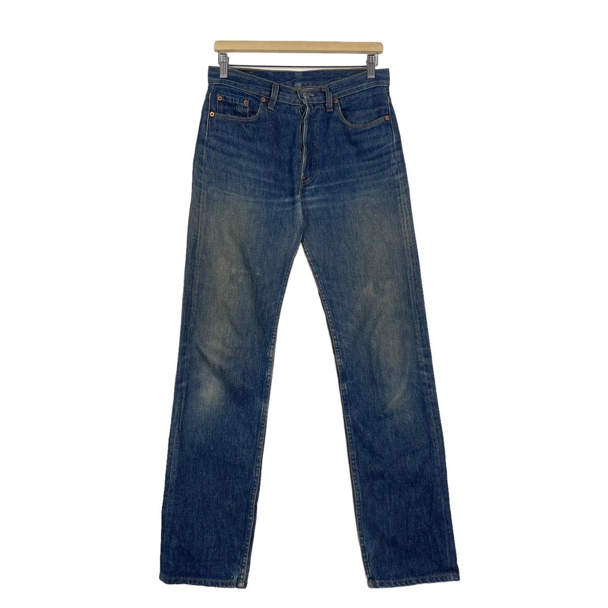 Levi's Vintage Levis Button Fly Distressed Jean Size US 30 / EU 46 - 2 Thumbnail