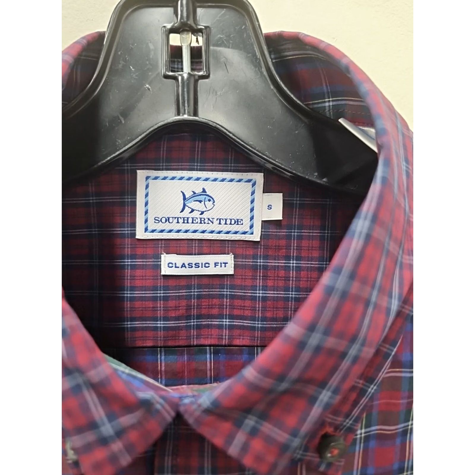 Southern Tide Southern Tide Classic Fit Button-Down Plaid Shirt Men Small Multicolor Logo Pocket Shirt Size US S / EU 44-46 / 1 - 4 Thumbnail