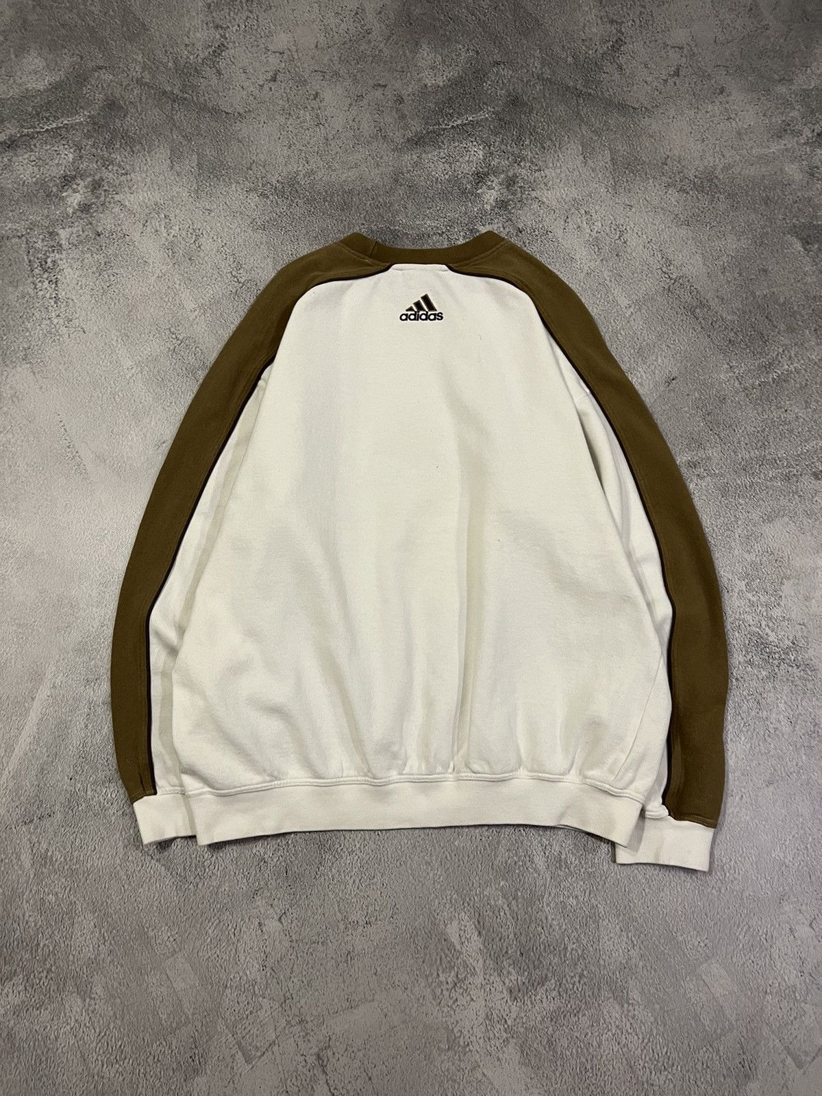 Adidas × Vintage Vintage Y2k Adidas🤍 3D Spellout Big Logo Sweatshirt 90’s Size US XL / EU 56 / 4 - 10 Thumbnail