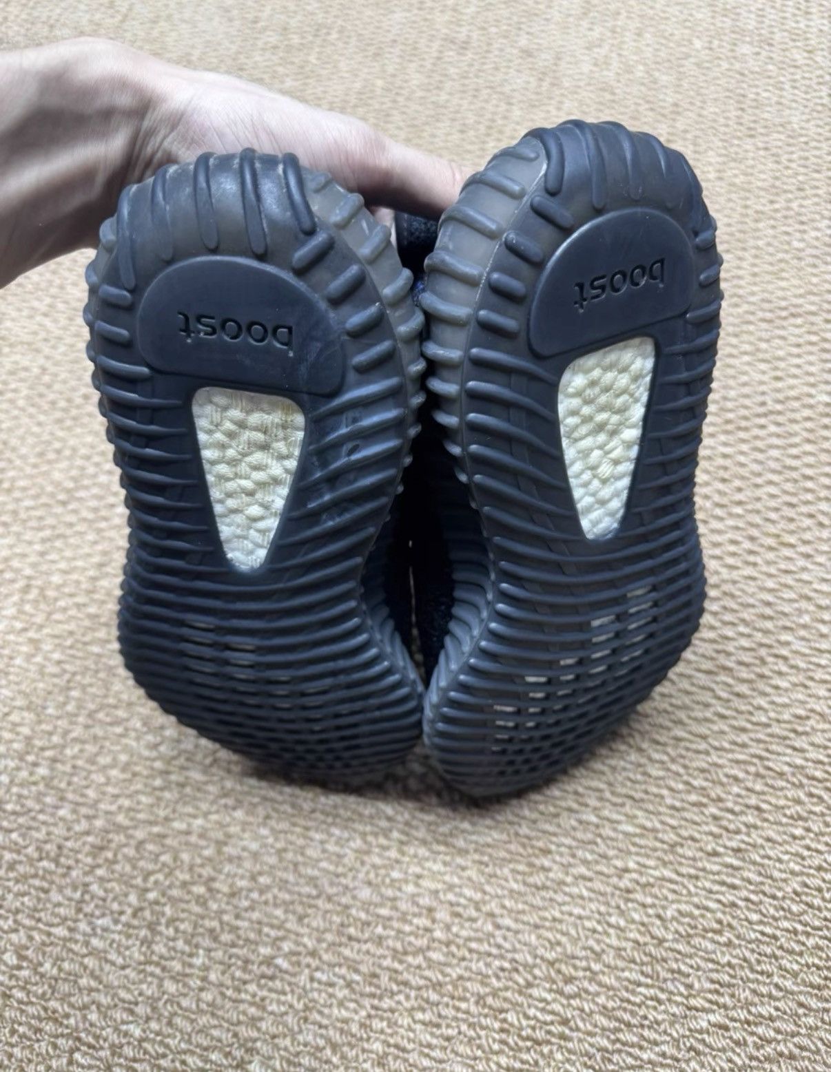 Adidas Adidas Yeezy 350 Black Blue K37 Size US 8.5 / IT 38.5 - 4 Thumbnail