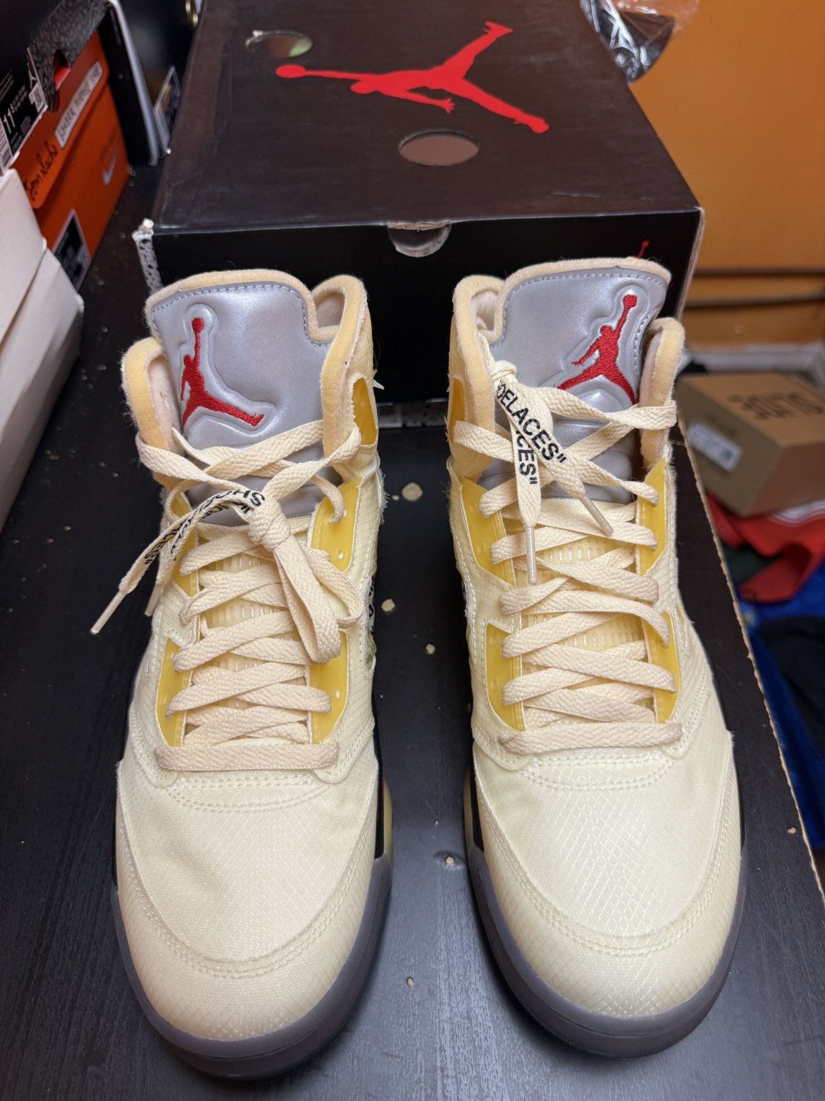 Nike Off White Jordan 5 Sails Size US 10.5 / EU 43-44 - 4 Thumbnail