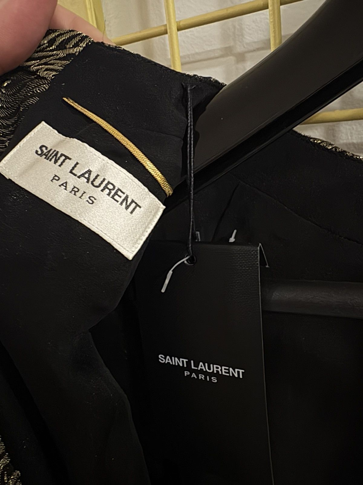 Saint Laurent Paris Saint Laurent “Golden Constellation” mini dress Size M / US 6-8 / IT 42-44 - 8 Thumbnail