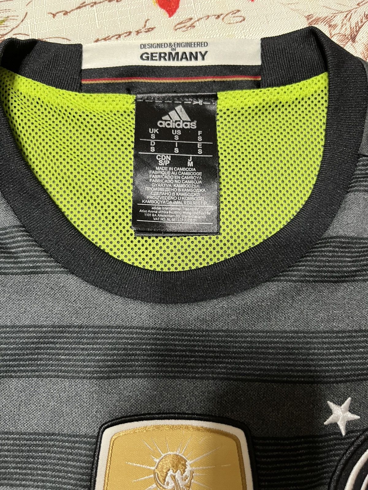 Adidas Adidas Germany 2016-17 away soccer jersey Manuel Neuer Size US S / EU 44-46 / 1 - 4 Thumbnail