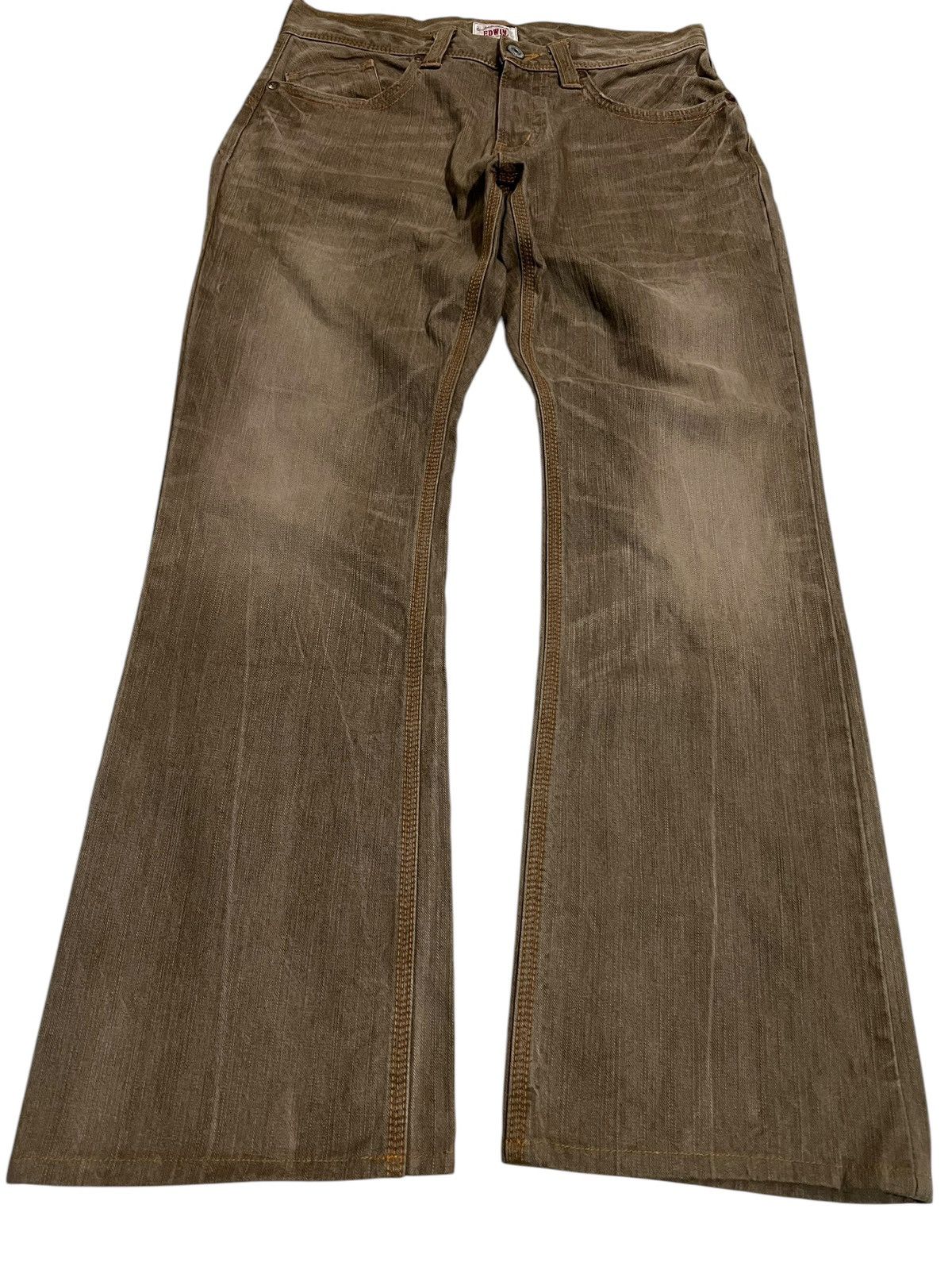 Edwin FLARE 90s EDWIN EXCLUSIVE VINTAGE XV CLAW JEAN Size US 33 - 1 Thumbnail