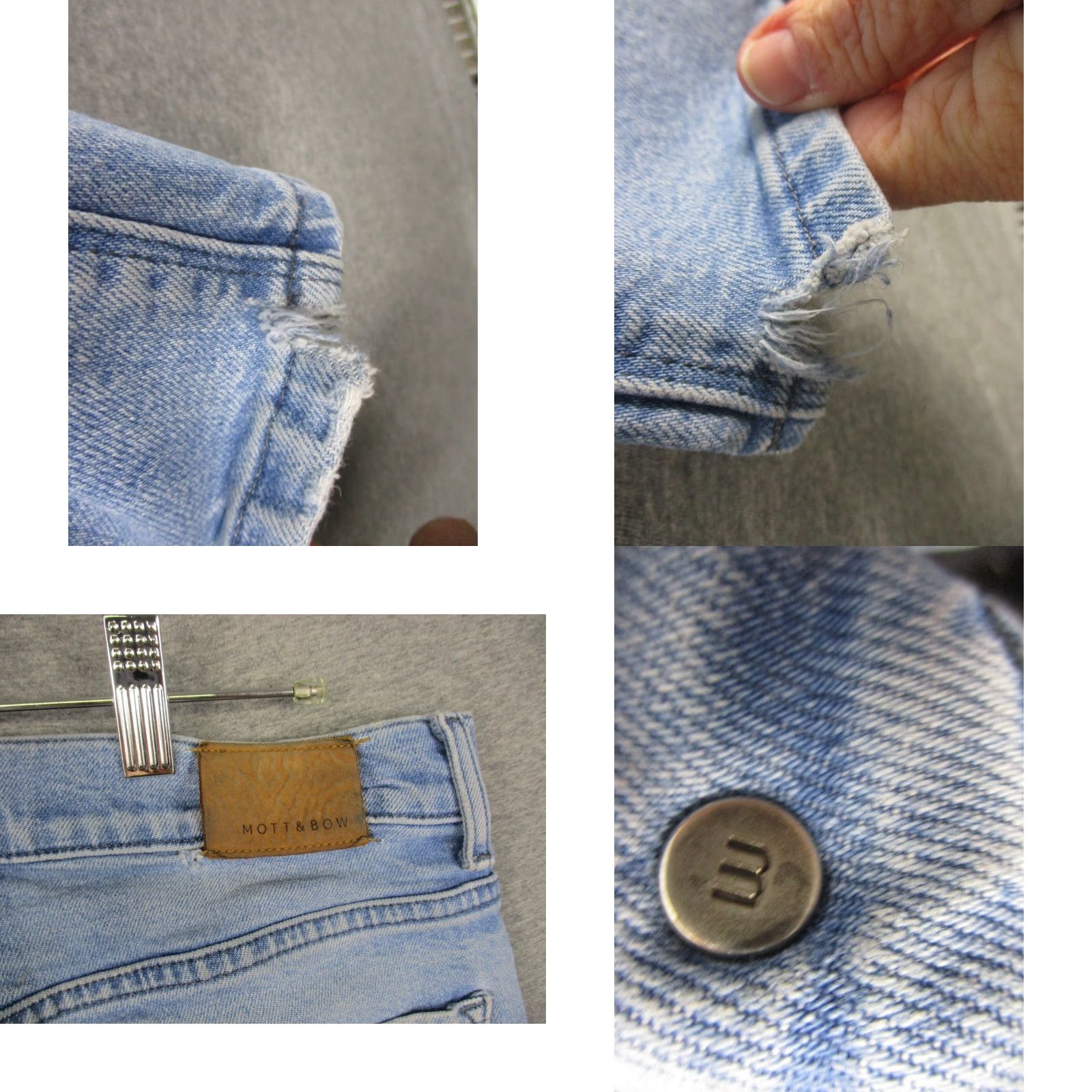 Mott & Bow VINTAGE Mott & Bow Jeans Men's 30x28 Denim Blue Crosby Slim Straight Stretch Size US 30 / EU 46 - 8 Thumbnail