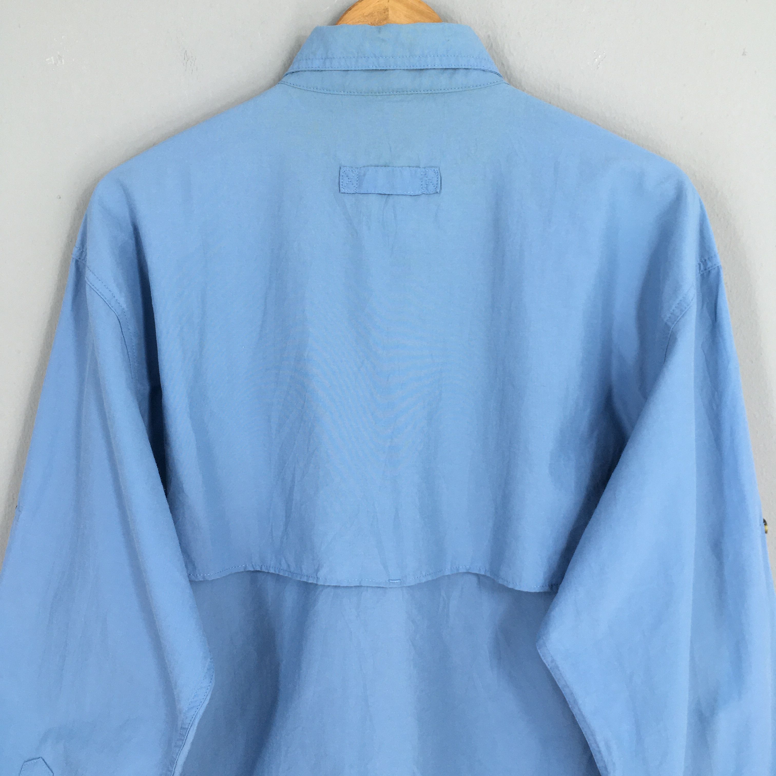 L.L. Bean × Vintage Vintage LL Bean Flannel Blue Plain Shirt XLarge Size US XL / EU 56 / 4 - 7 Thumbnail