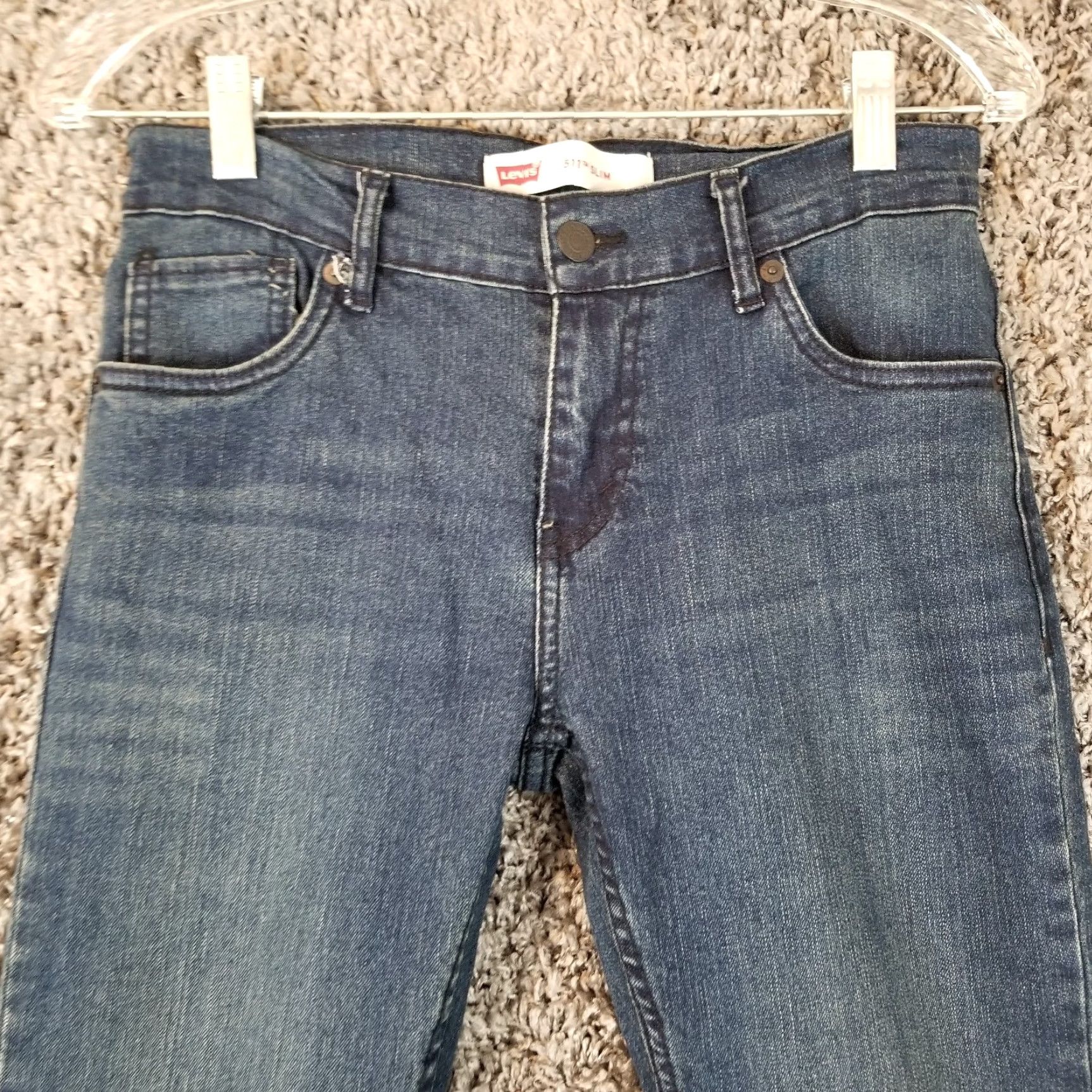 Levi's LEVI'S 511 Slim Straight Jeans Women's Size 14 Blue Size 36" / US 14 / IT 50 - 2 Thumbnail