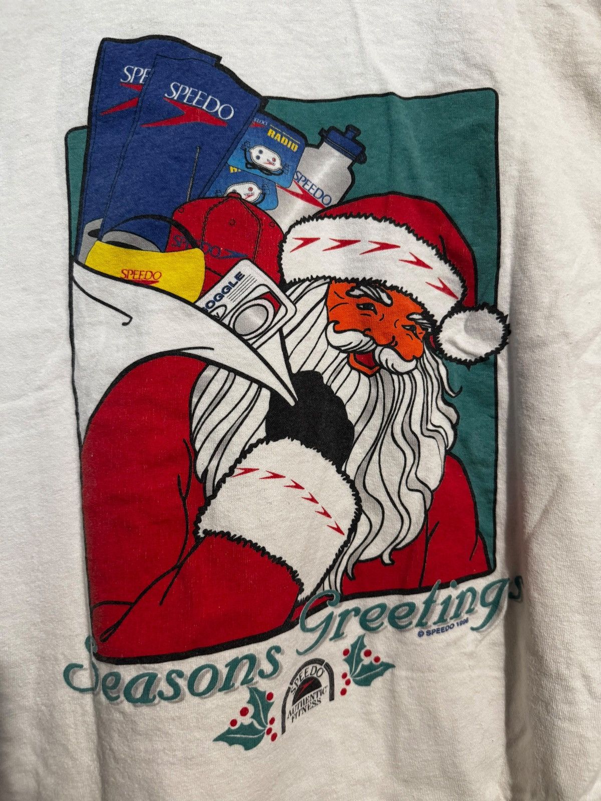 Vintage Made in usa speedo tee Size US XL / EU 56 / 4 - 4 Thumbnail