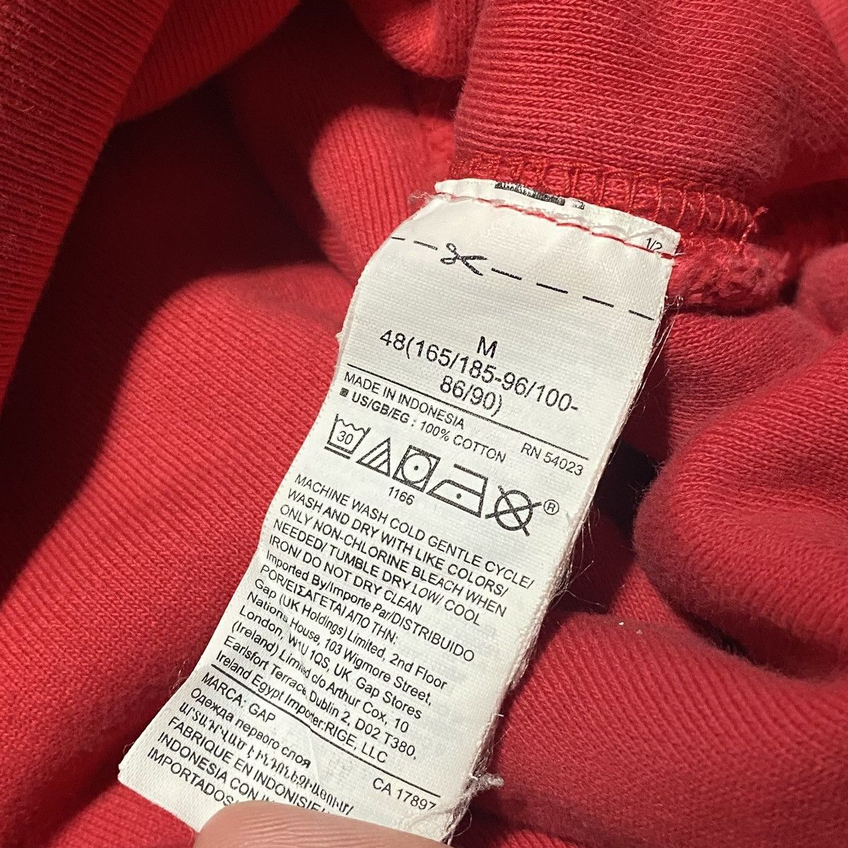 Balenciaga × Kanye West × Yeezy Yeezy Gap Perfect Hoodie Red Size US M / EU 48-50 / 2 - 5 Thumbnail