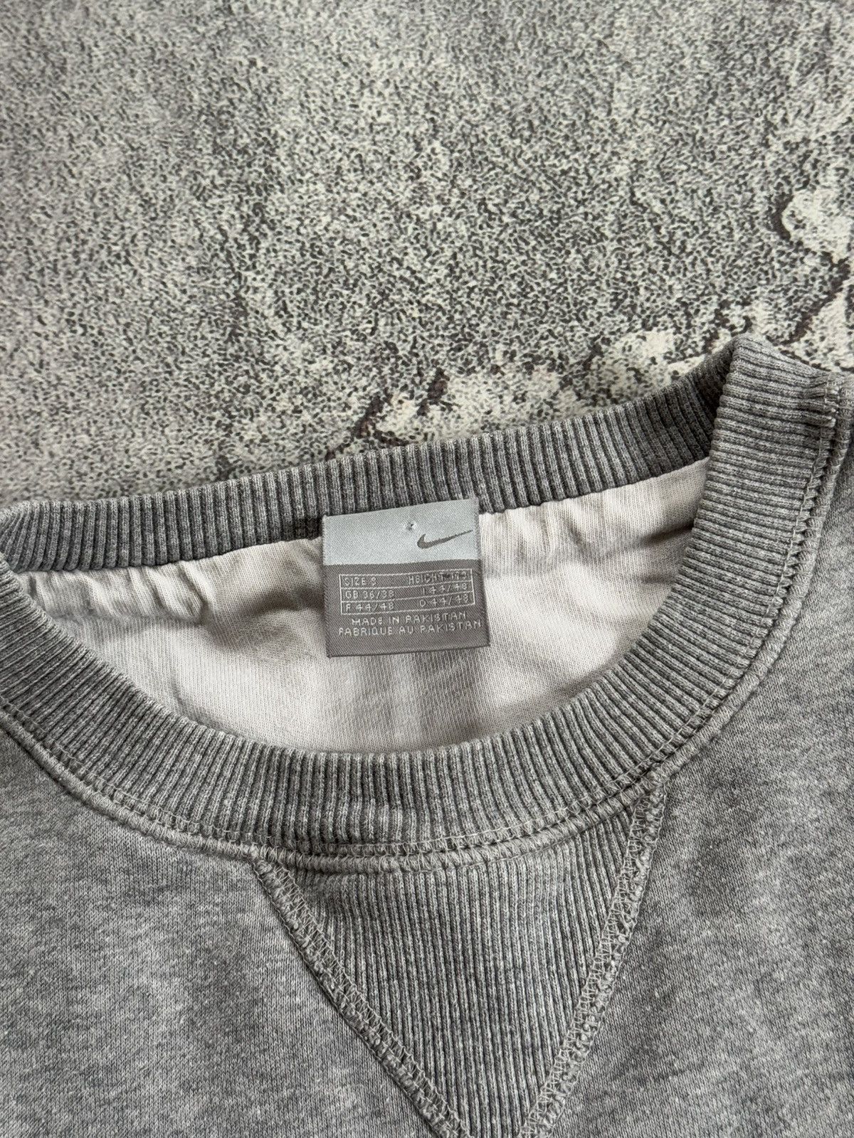 Nike × Vintage Nike S sweatshirt sweater ling sleeve jumper pullover gray Size US S / EU 44-46 / 1 - 5 Thumbnail