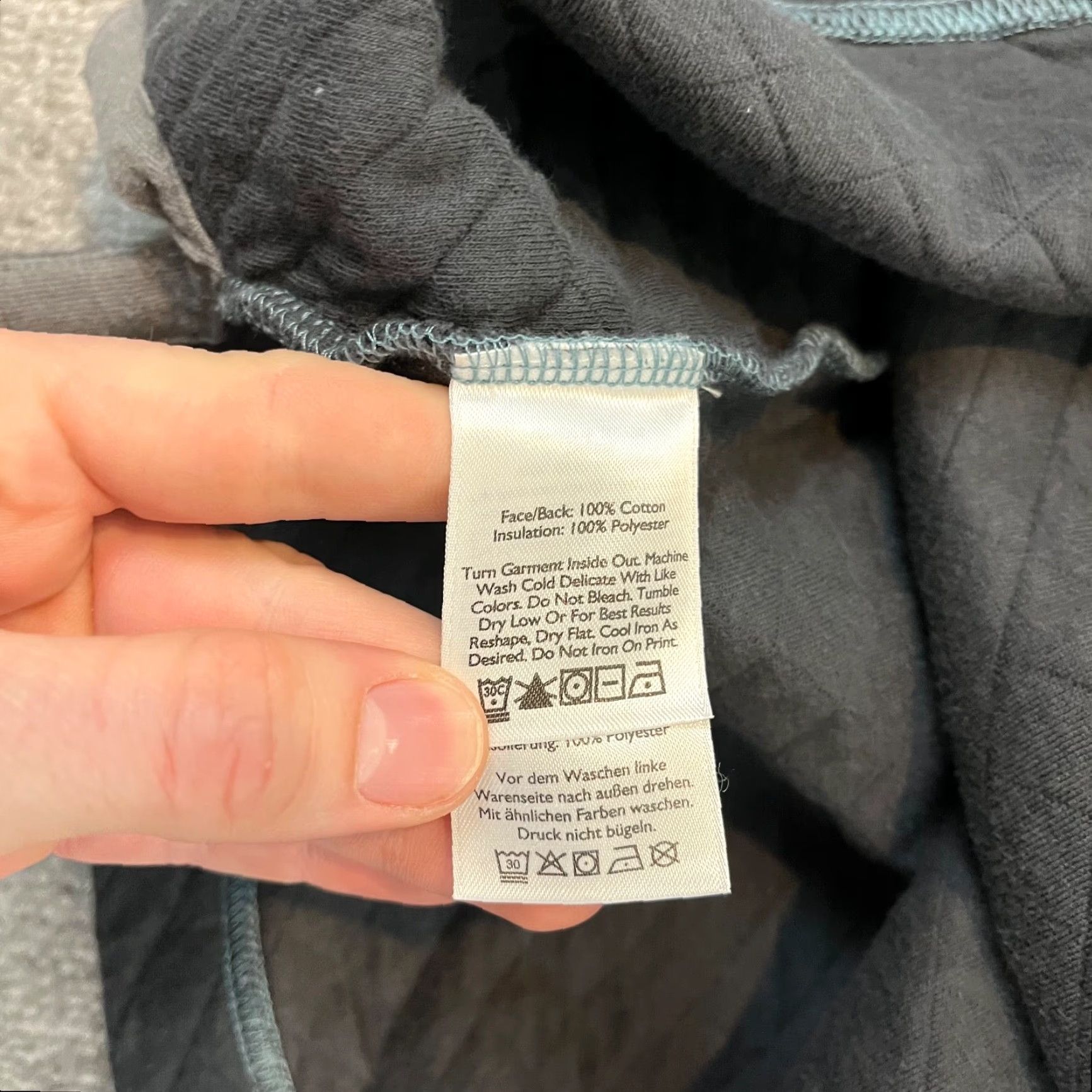 Eddie Bauer Eddie Bauer Sweater Jacket Men Large Gray Grid 1/2 Zip Pullover Outdoor Hike L/S Size US L / EU 52-54 / 3 - 7 Thumbnail