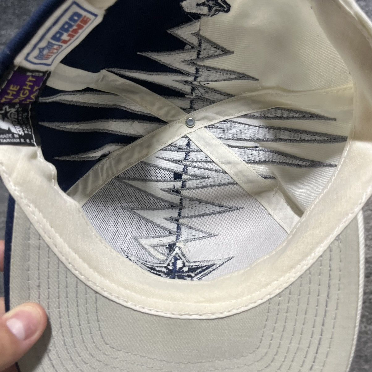 Starter Vintage 90s Dallas Cowboys Starter Shockwave Hat Cap NEW Size ONE SIZE - 6 Thumbnail