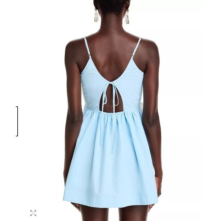 Ciao Lucia Ciao Lucia Blue Bow Mini Dress Women S Girlhood Coquette NWT Size S / US 4 / IT 40 - 16 Thumbnail