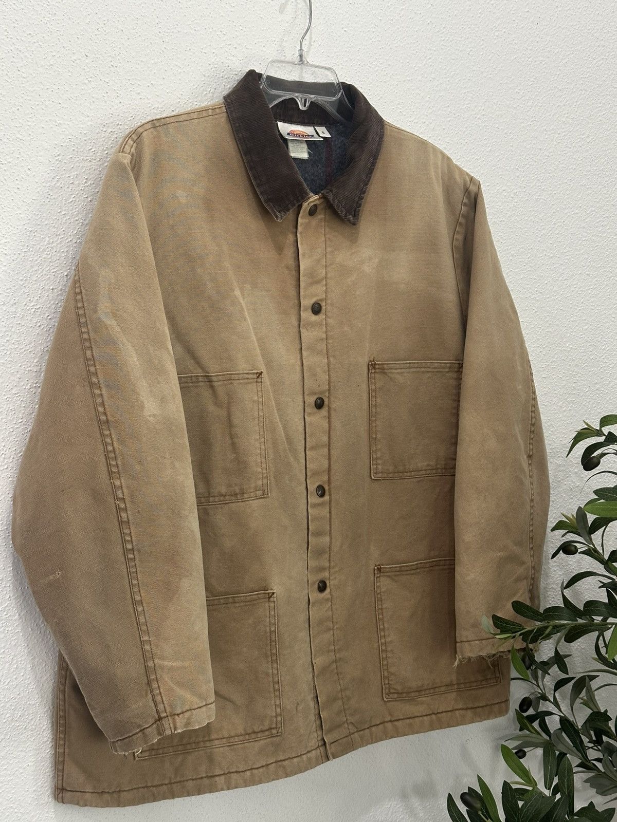 Dickies VTG 90s Dickies Chore Jacket 48 Duck Canvas Blanket Lined Size US XL / EU 56 / 4 - 3 Thumbnail