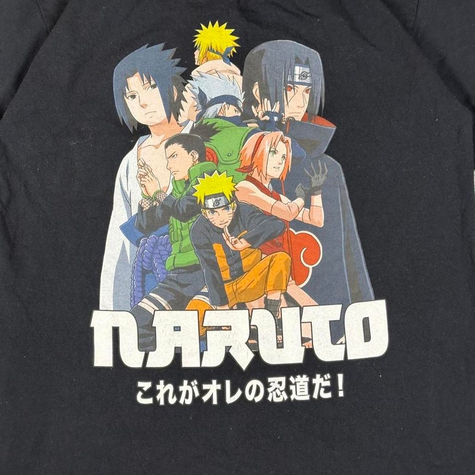 Anime Naruto Shippuden black Anime t-shirt Size US M / EU 48-50 / 2 - 2 Thumbnail